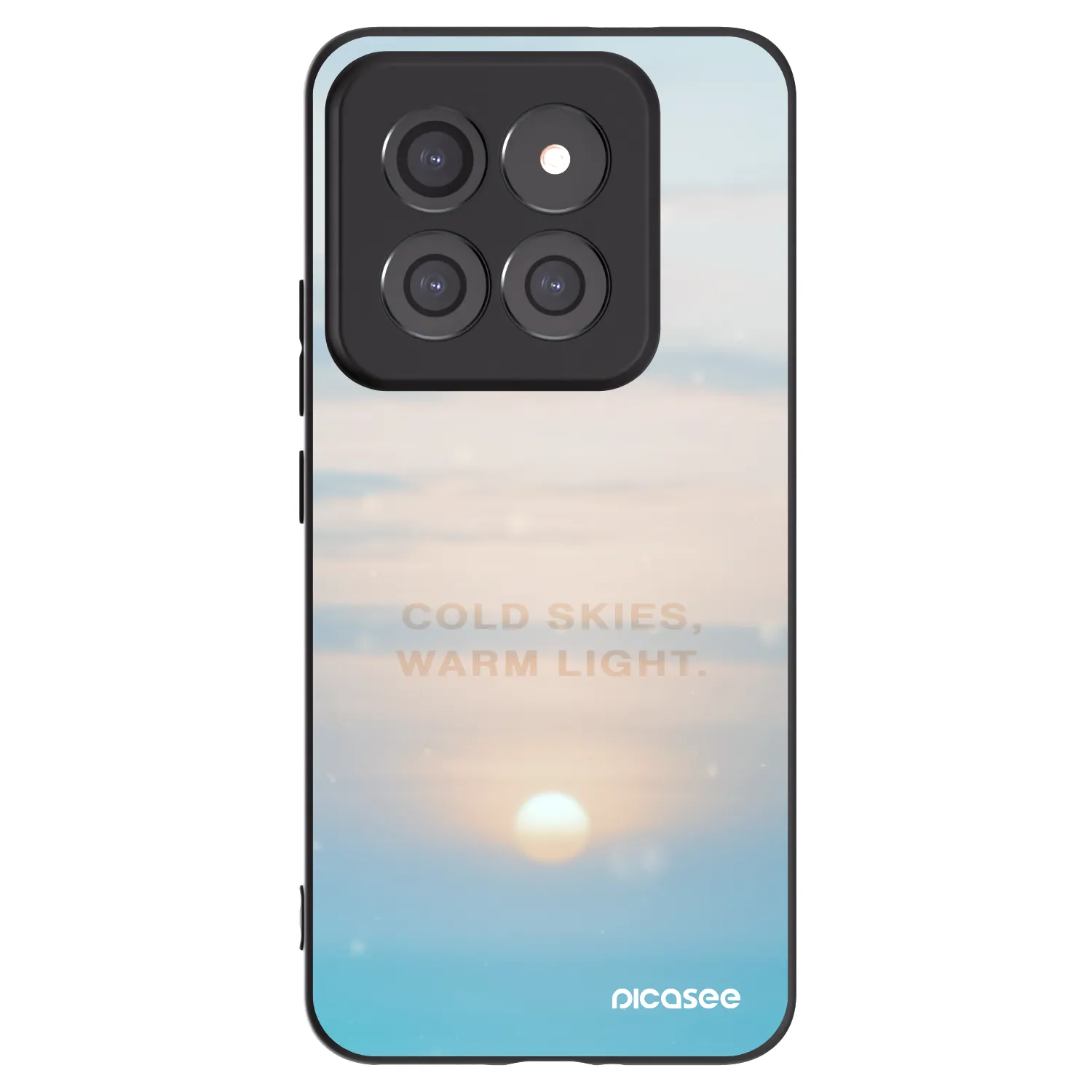 Picasee husă neagră din silicon pentru Xiaomi 14 Pro - COLD SKIES