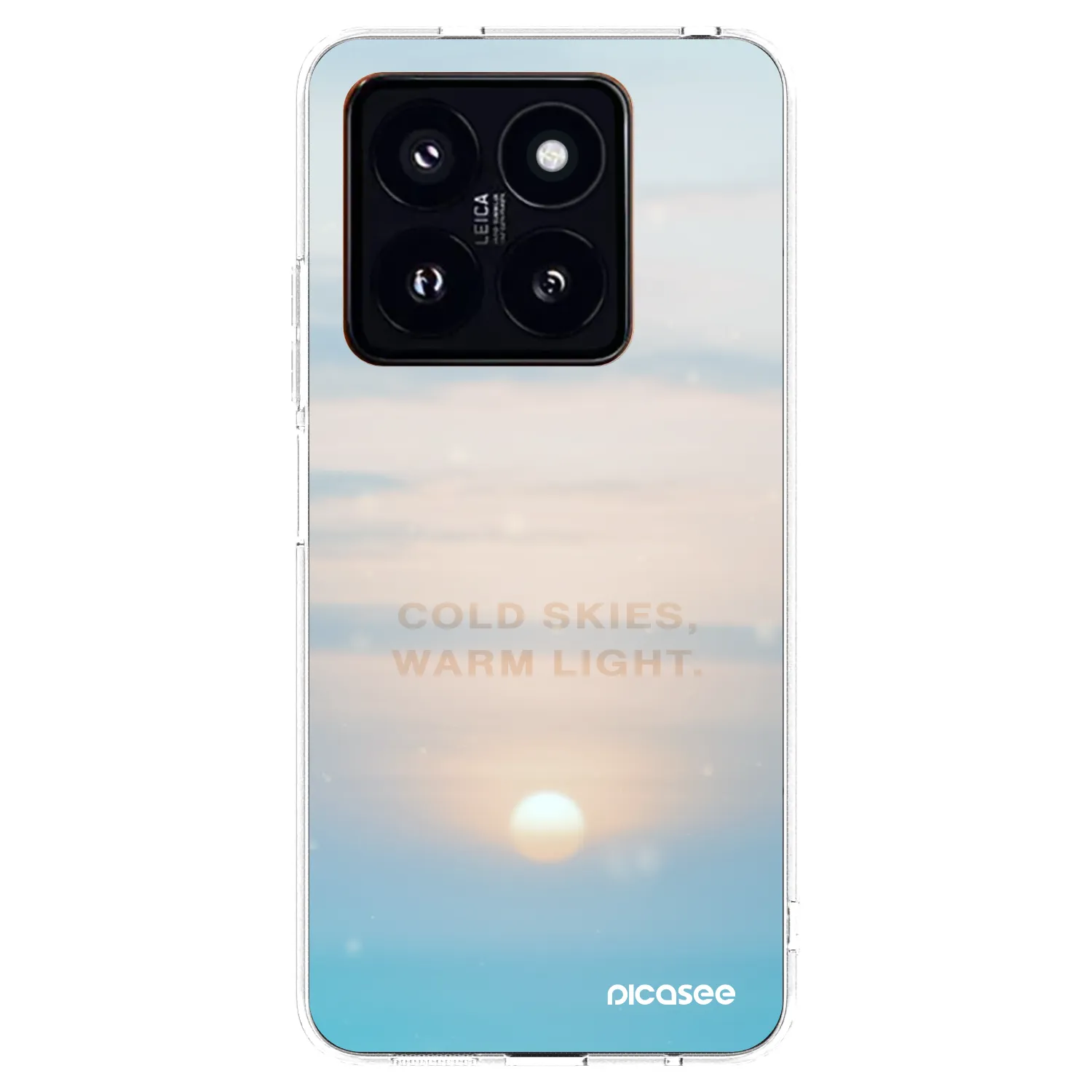 Picasee husă transparentă din silicon pentru Xiaomi 14 Pro - COLD SKIES