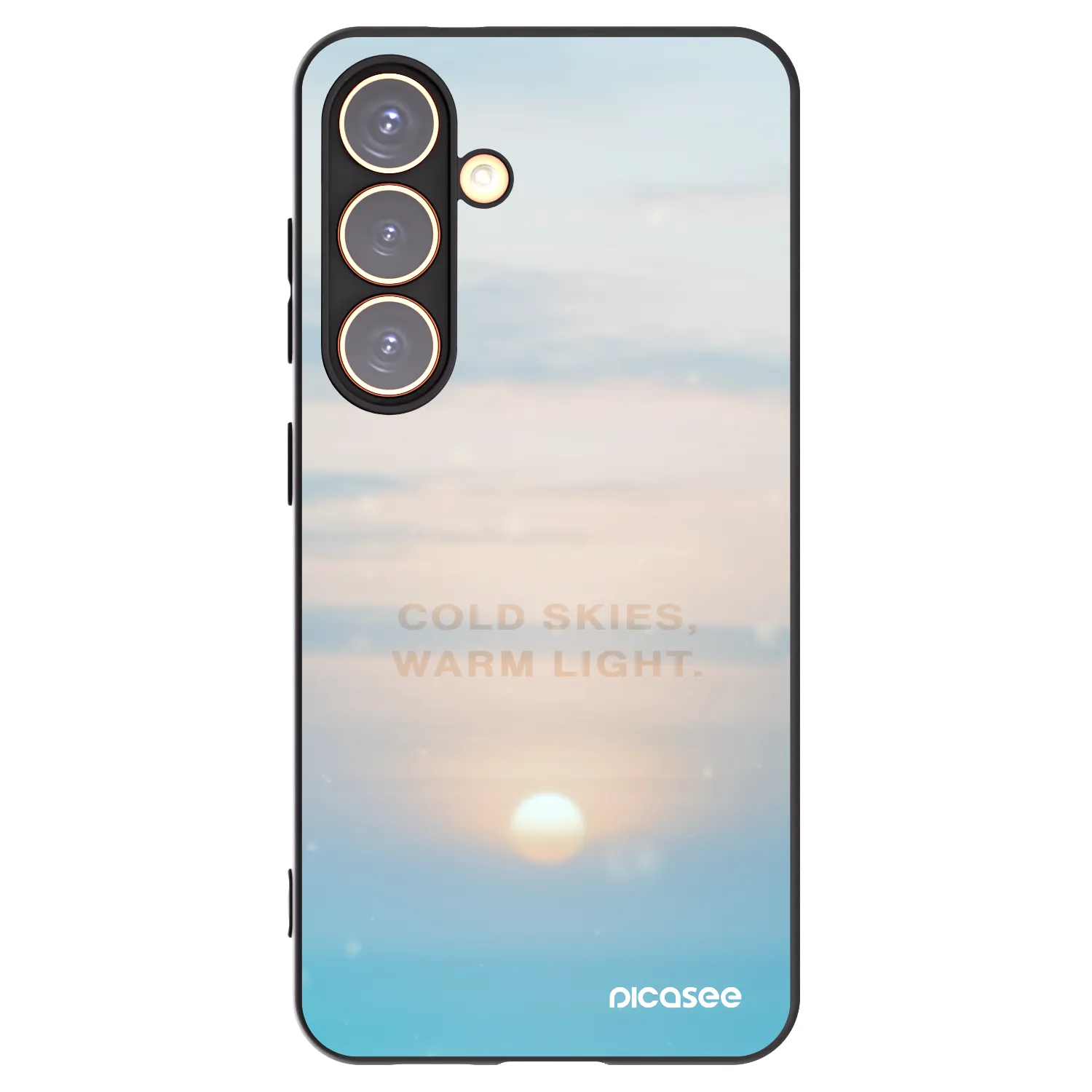 Picasee husă neagră din silicon pentru Samsung Galaxy S24 S921B 5G - COLD SKIES