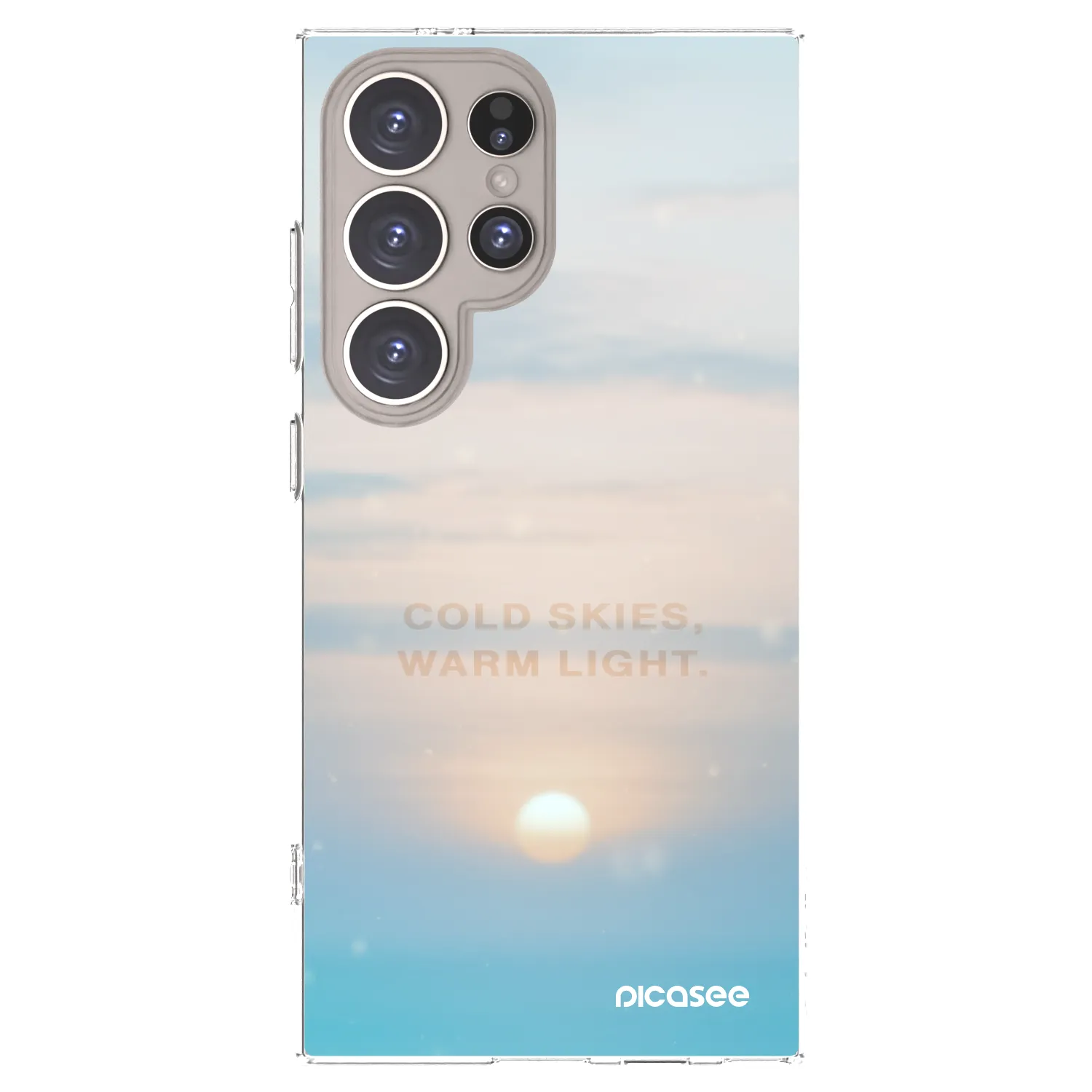 Picasee husă transparentă din silicon pentru Samsung Galaxy S24 Ultra S928B 5G - COLD SKIES