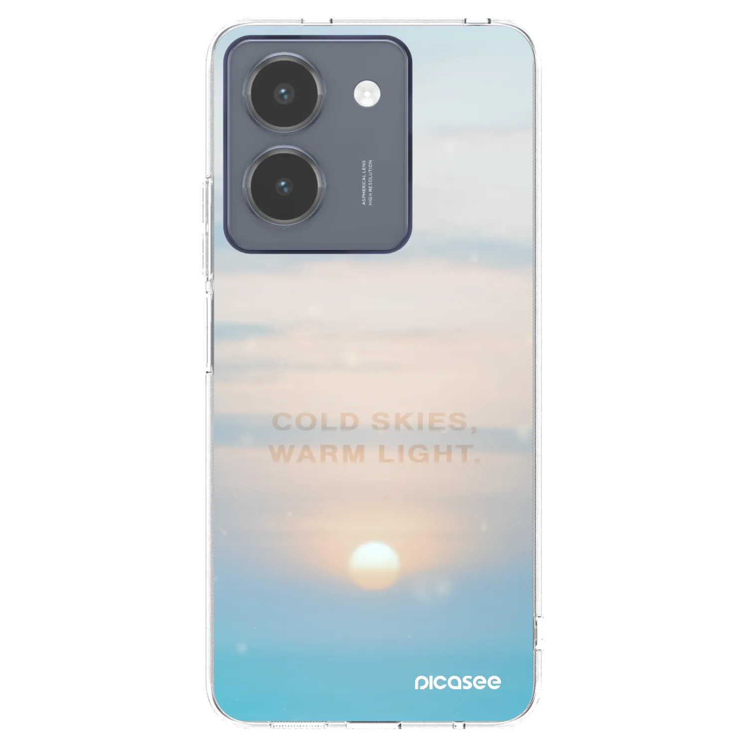 Picasee husă transparentă din silicon pentru Vivo Y36 4G - COLD SKIES