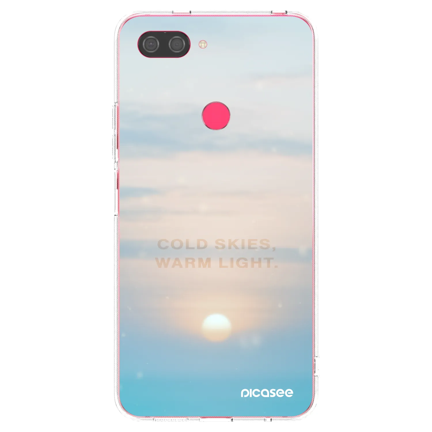 Picasee husă transparentă din silicon pentru Xiaomi Mi 8 Lite - COLD SKIES