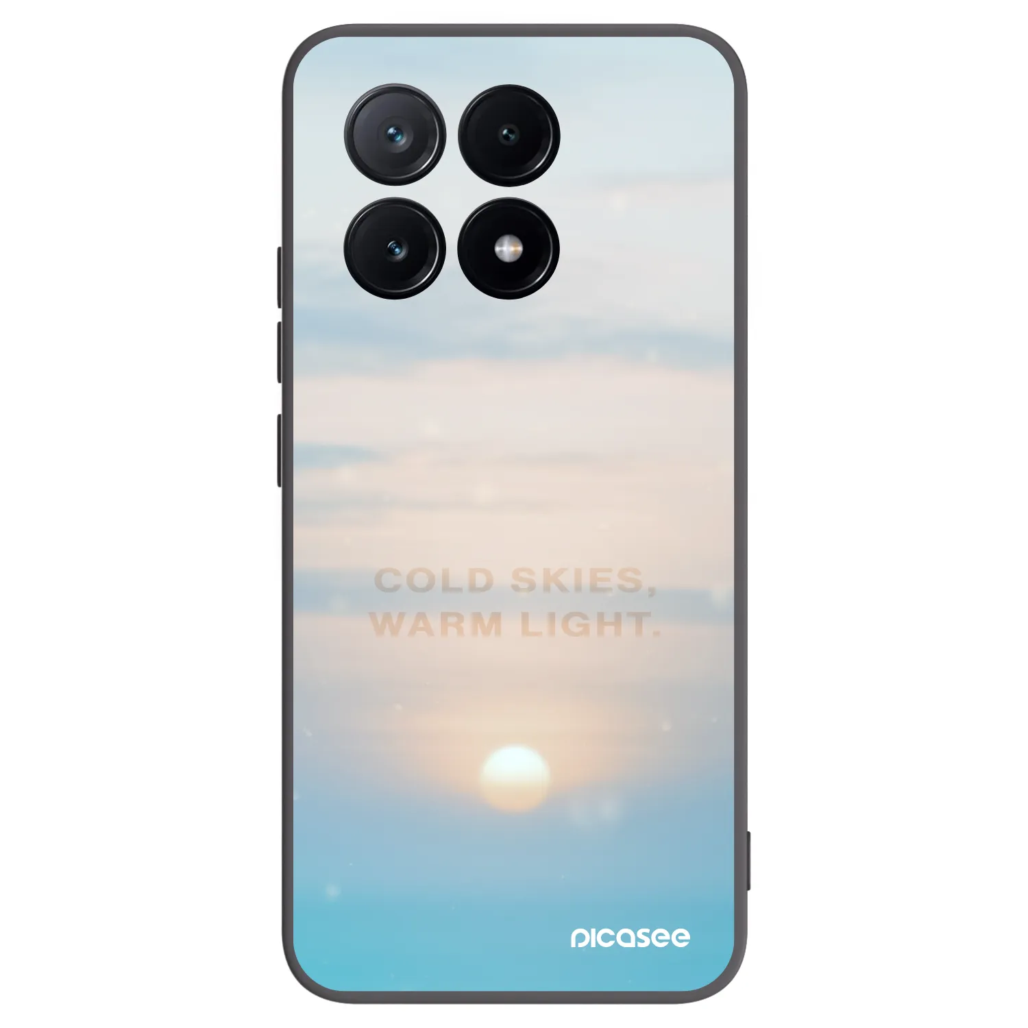 Picasee husă neagră din silicon pentru Xiaomi Poco X6 Pro - COLD SKIES