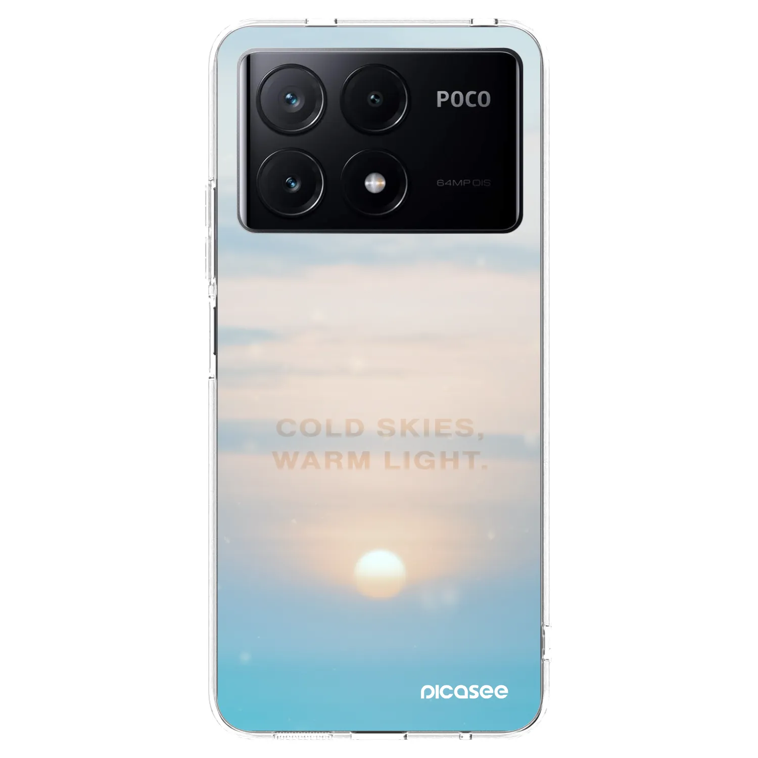 Picasee husă transparentă din silicon pentru Xiaomi Poco X6 Pro - COLD SKIES