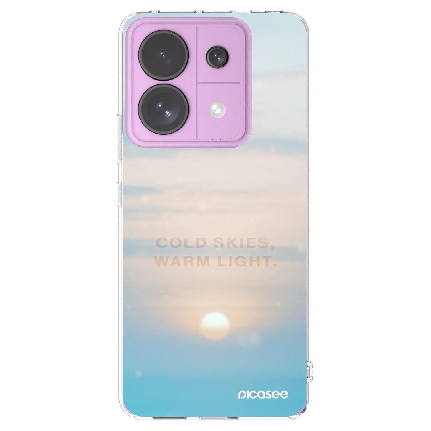 Picasee husă transparentă din silicon pentru Xiaomi Redmi Note 13 Pro 5G - COLD SKIES