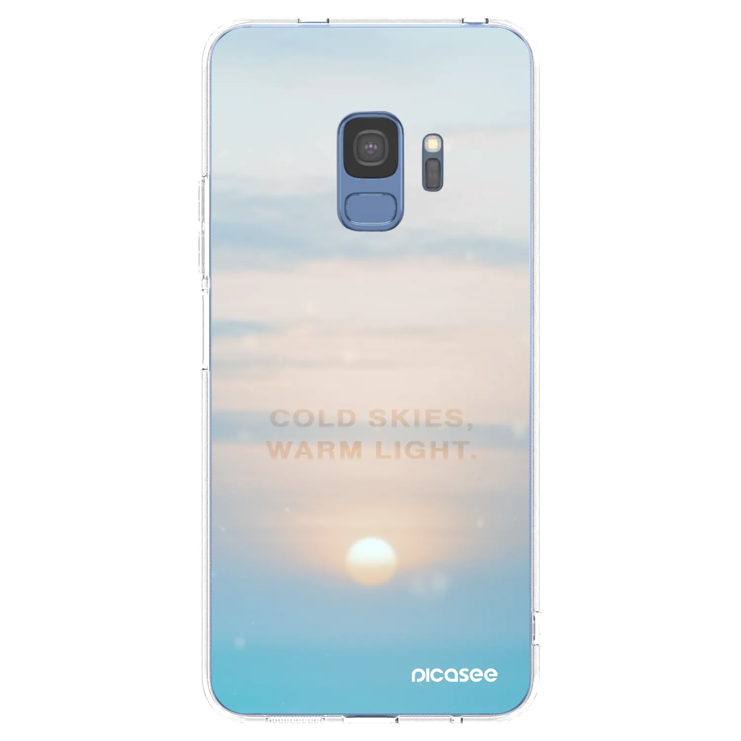 Picasee husă transparentă din silicon pentru Samsung Galaxy S9 G960F - COLD SKIES