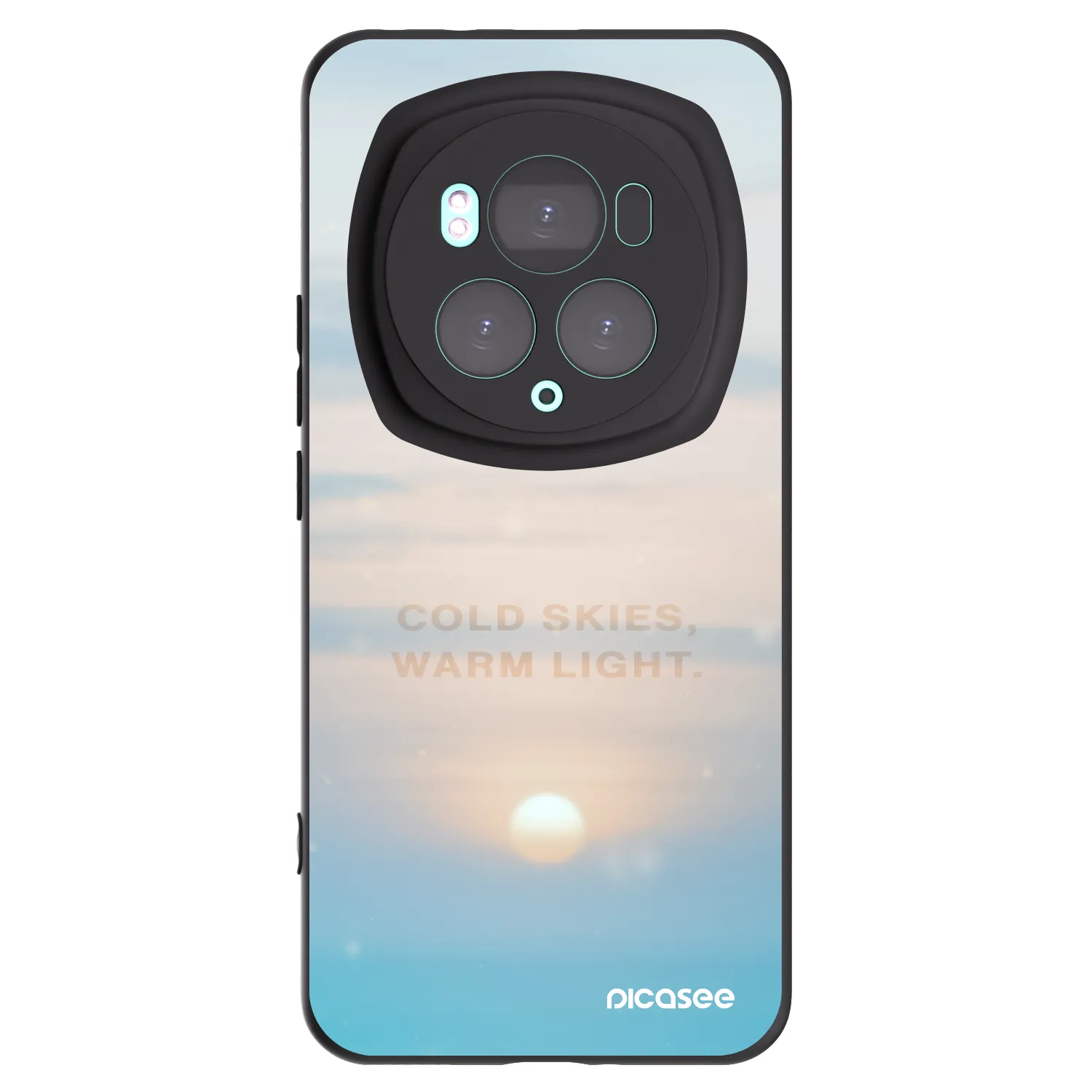 Picasee husă neagră din silicon pentru Honor Magic6 Pro - COLD SKIES