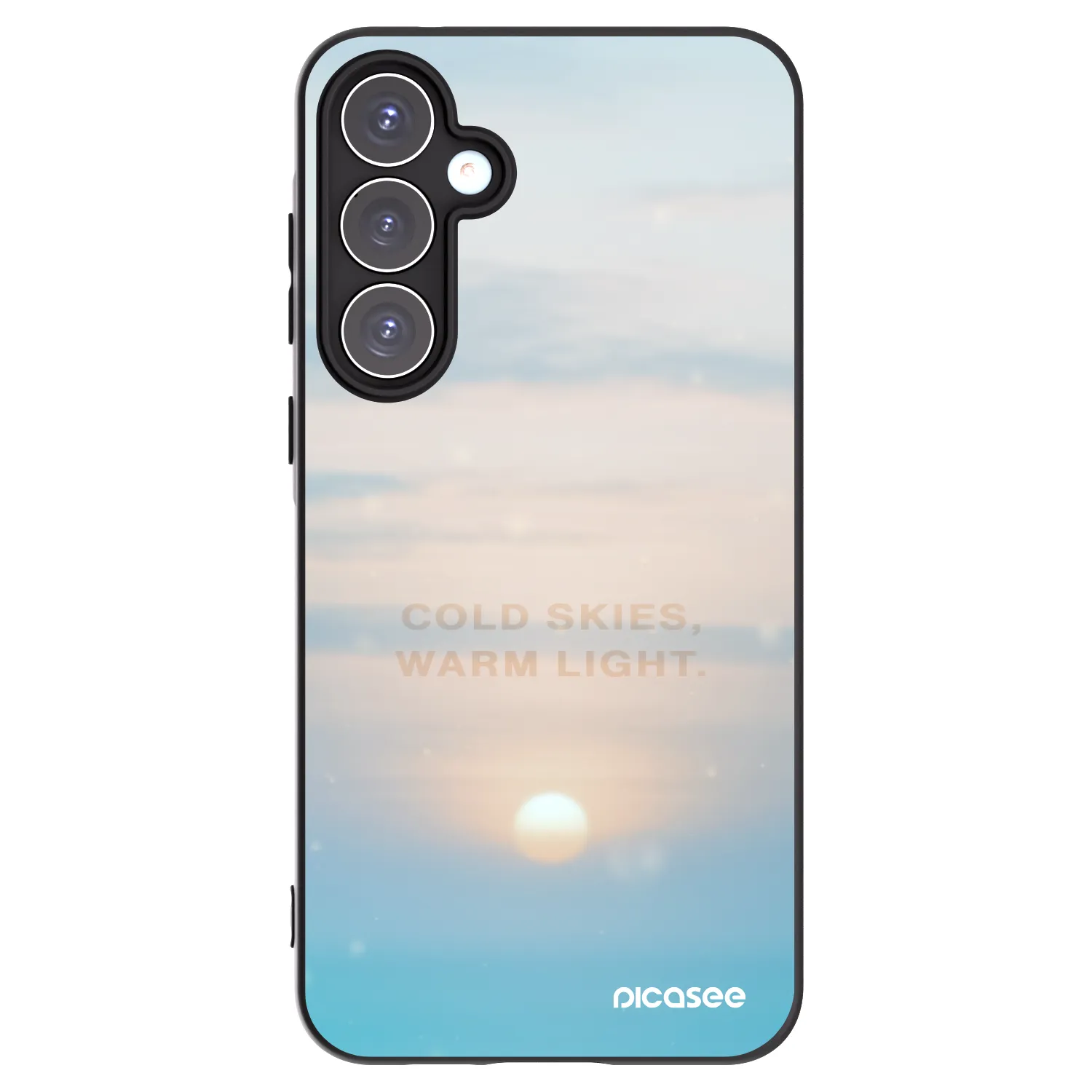 Picasee husă neagră din silicon pentru Samsung Galaxy A55 5G A556B - COLD SKIES
