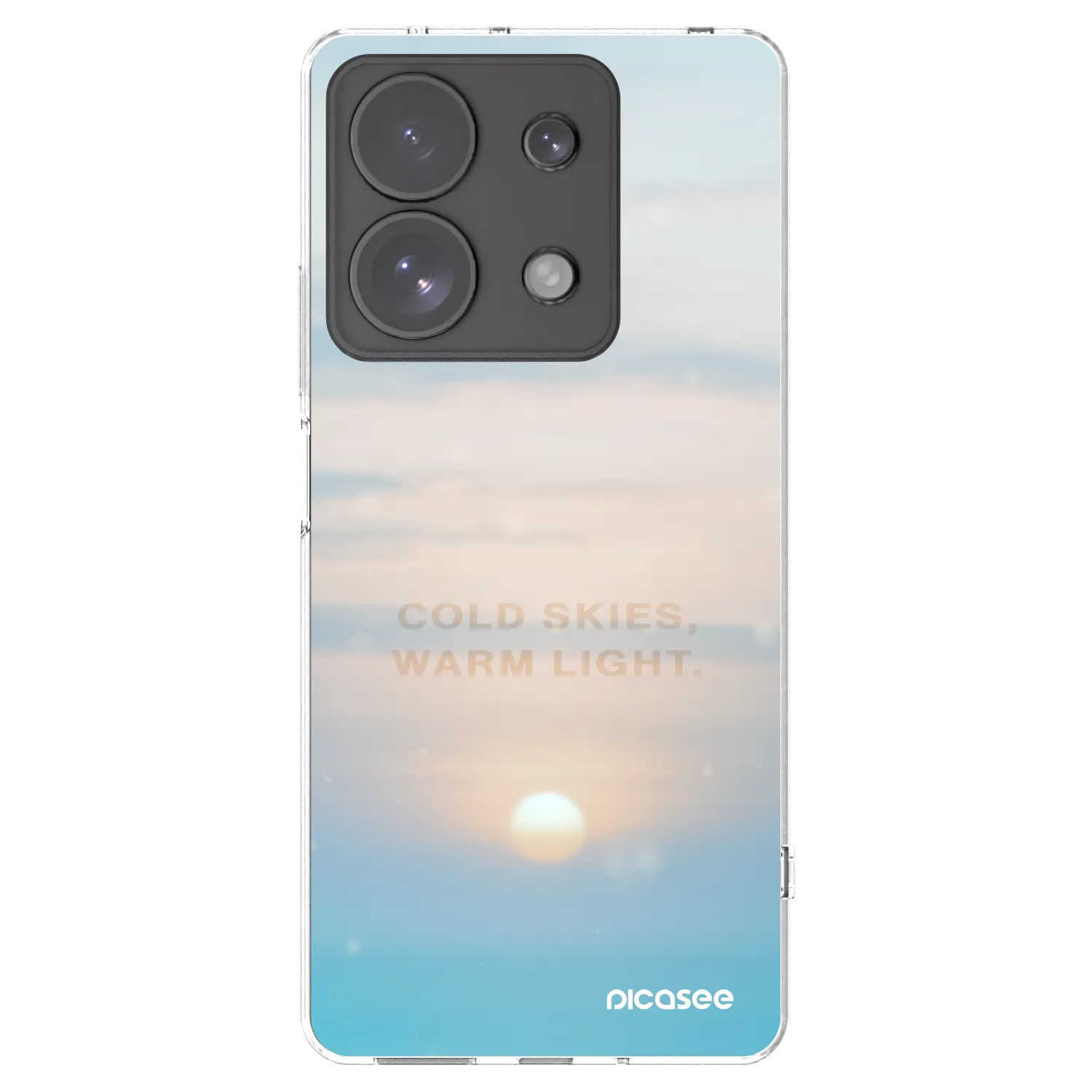 Picasee husă transparentă din silicon pentru Xiaomi Redmi Note 13 Pro 4G - COLD SKIES
