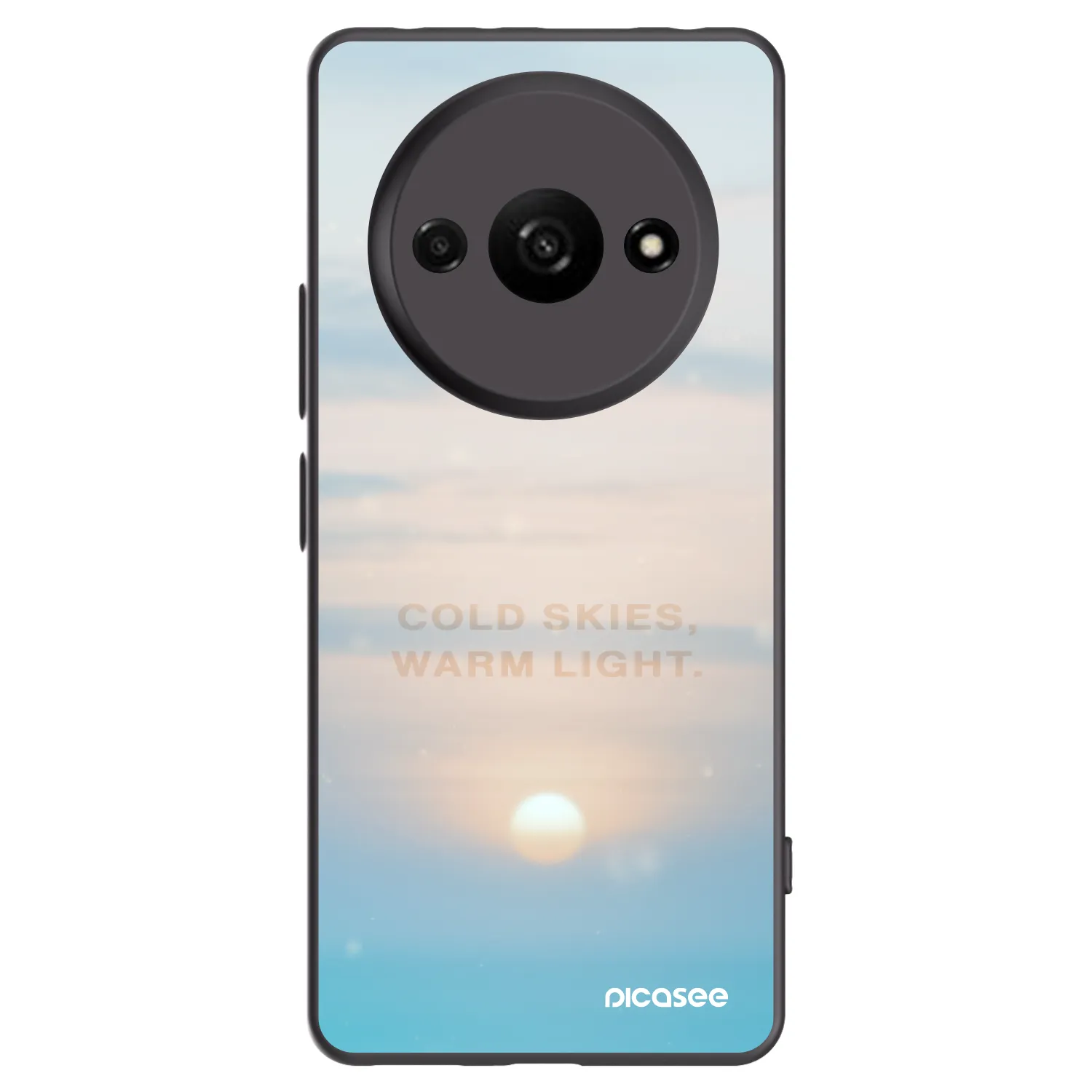 Picasee husă neagră din silicon pentru Xiaomi Redmi A3 - COLD SKIES