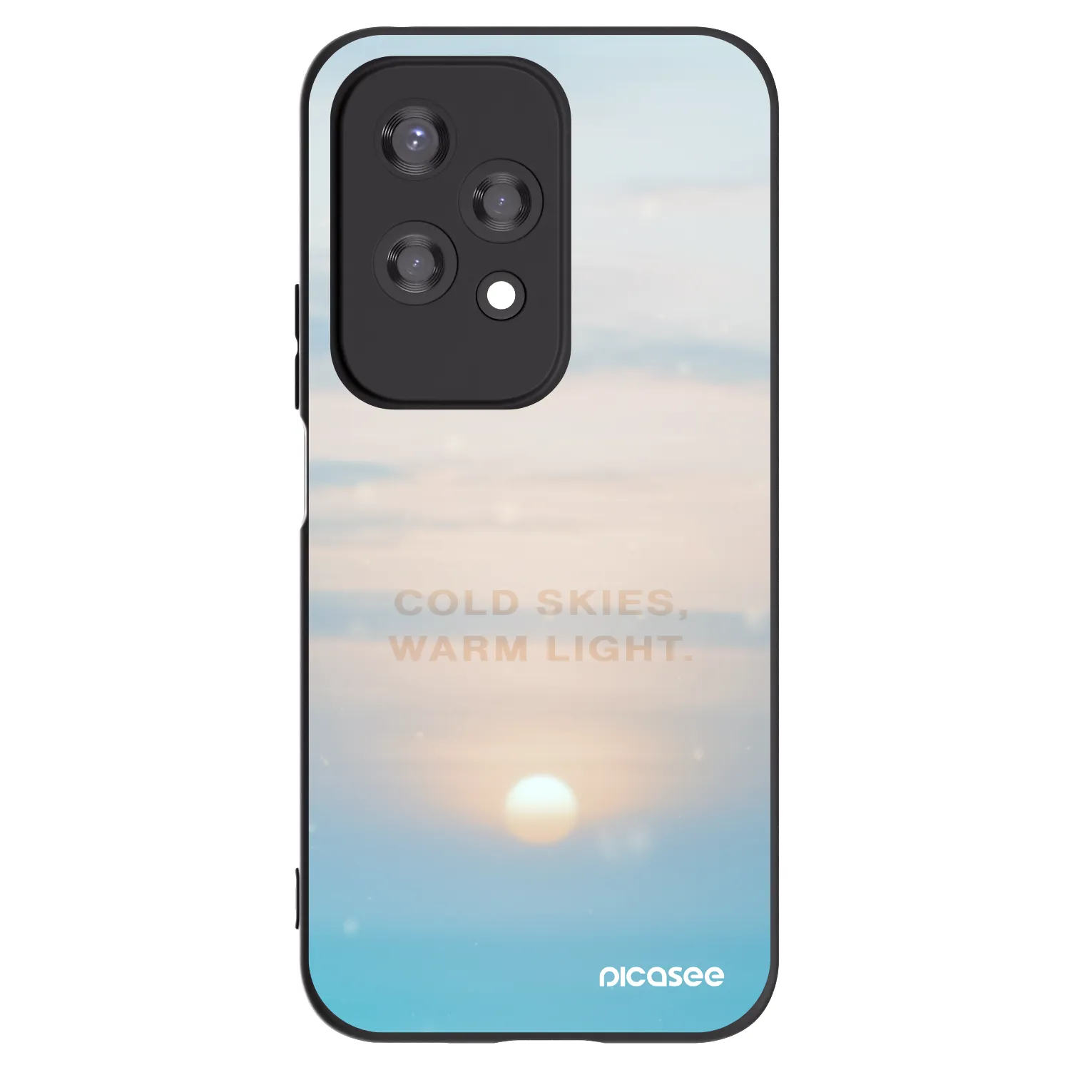 Picasee husă neagră din silicon pentru Honor 200 Lite - COLD SKIES