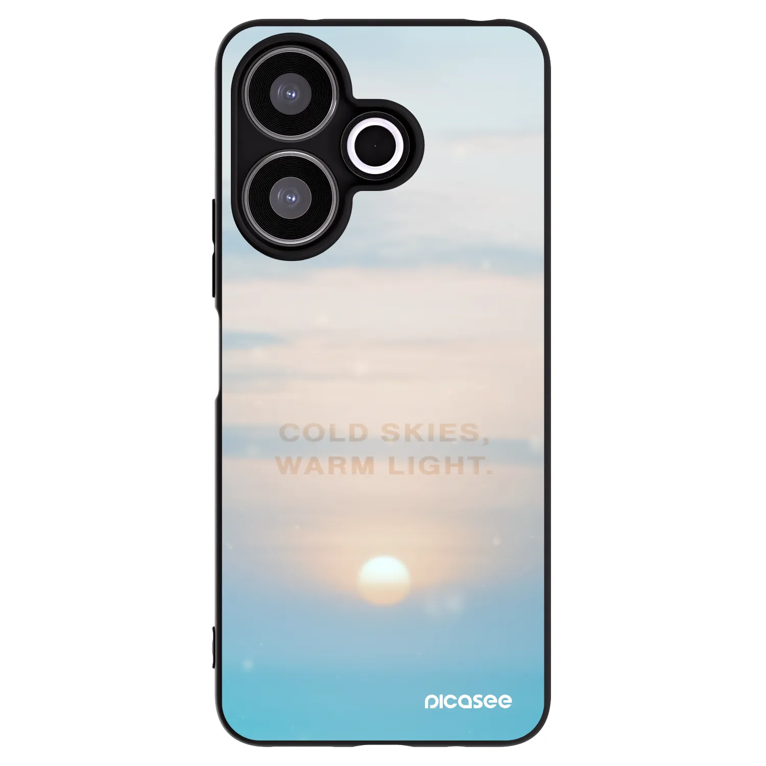 Picasee husă neagră din silicon pentru Xiaomi Redmi 13 4G - COLD SKIES