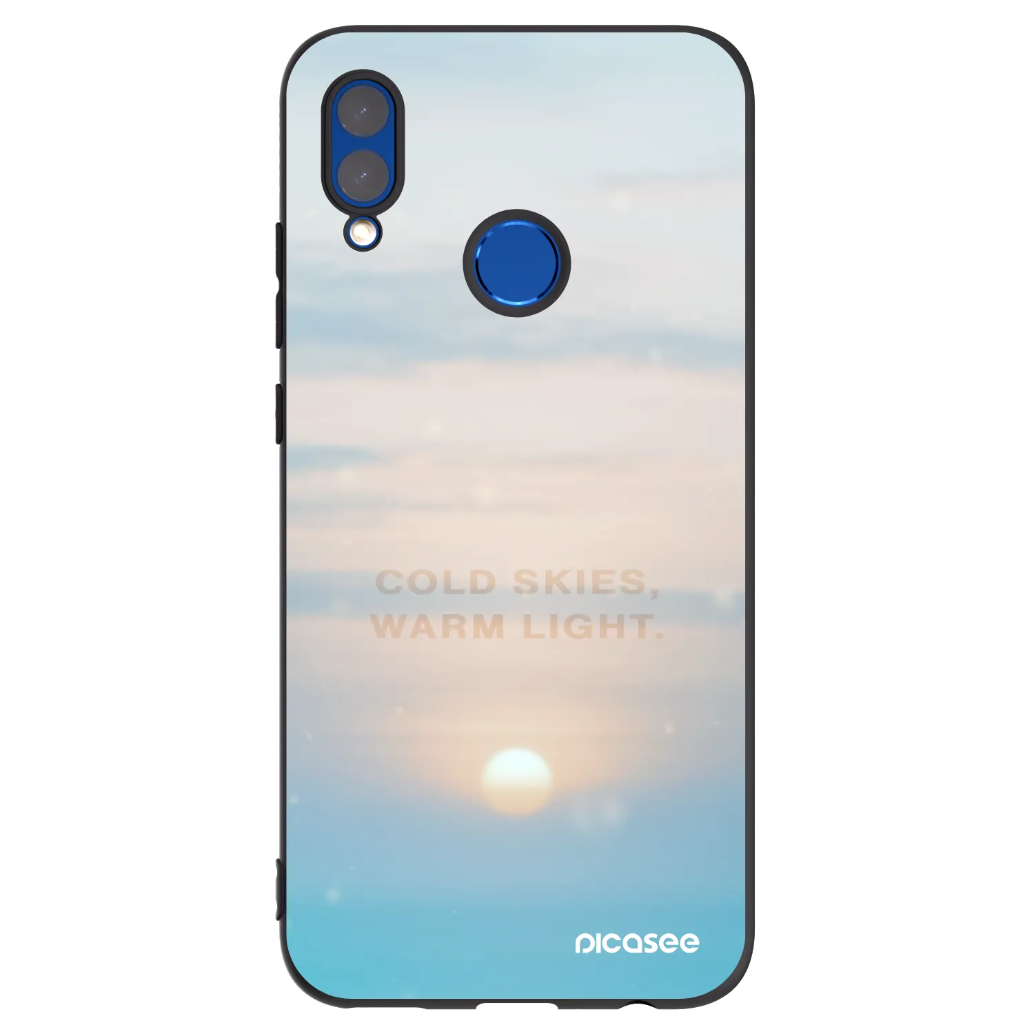 Picasee husă neagră din silicon pentru Huawei P Smart 2019 - COLD SKIES