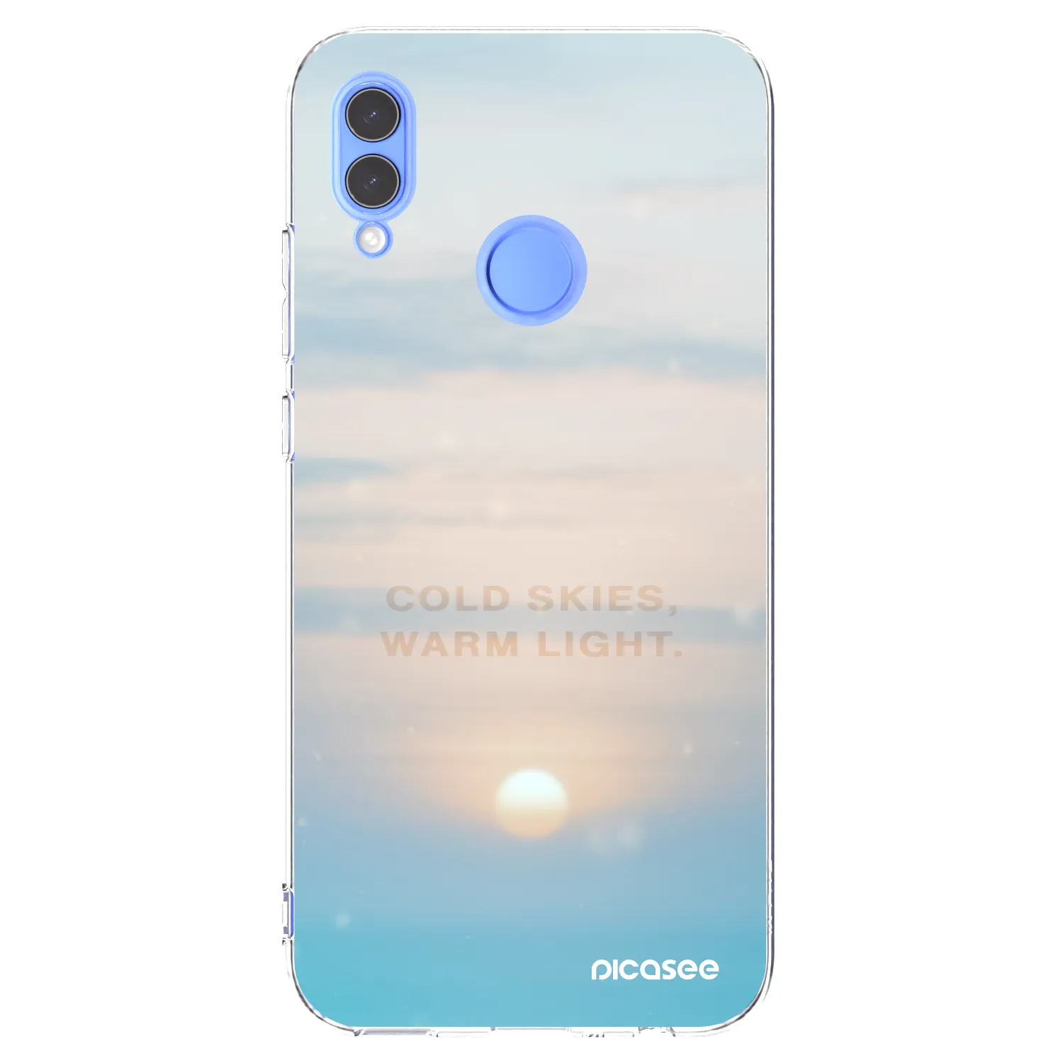 Picasee husă transparentă din silicon pentru Honor 10 Lite - COLD SKIES