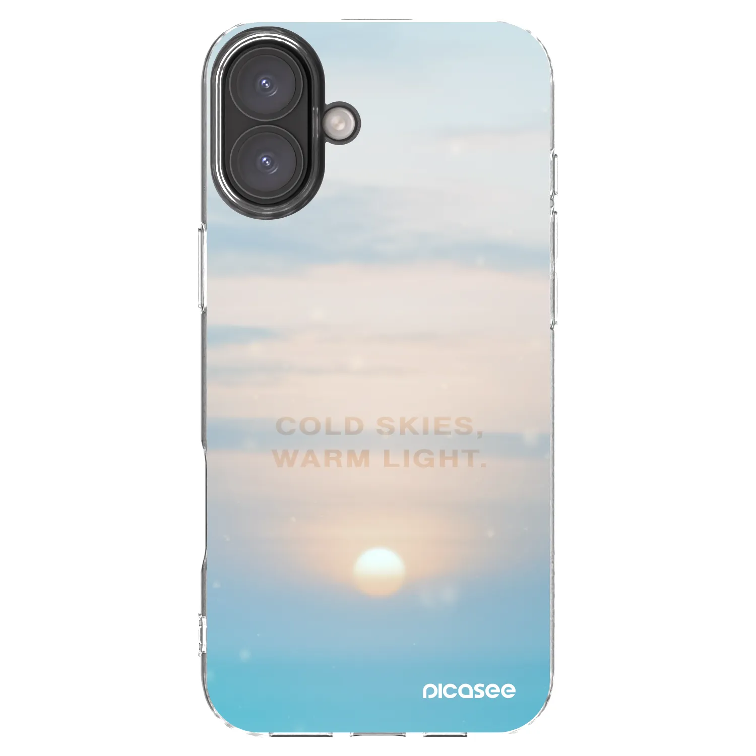 Picasee husă transparentă din silicon pentru Apple iPhone 16 Plus - COLD SKIES