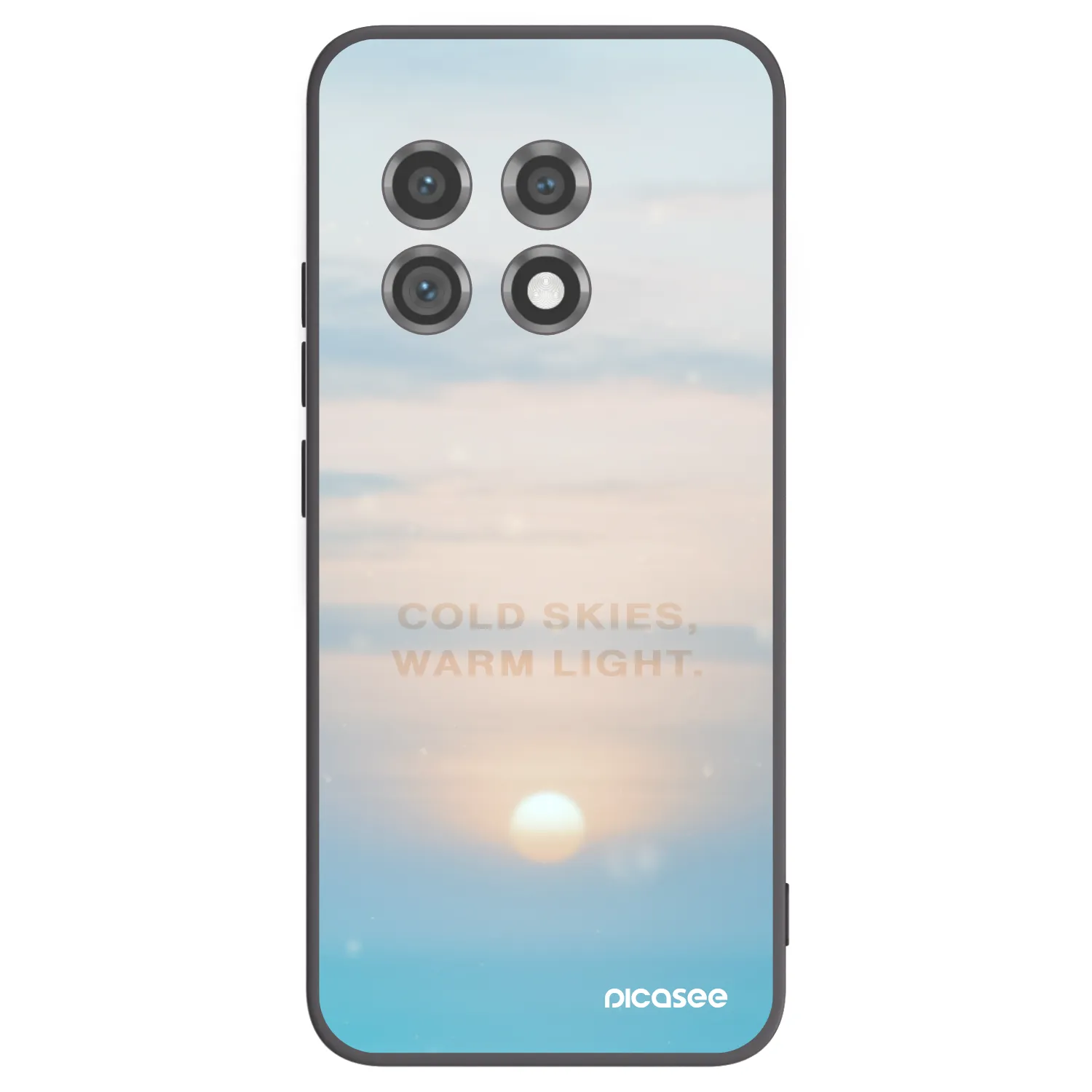 Picasee husă neagră din silicon pentru OnePlus 11 5G - COLD SKIES