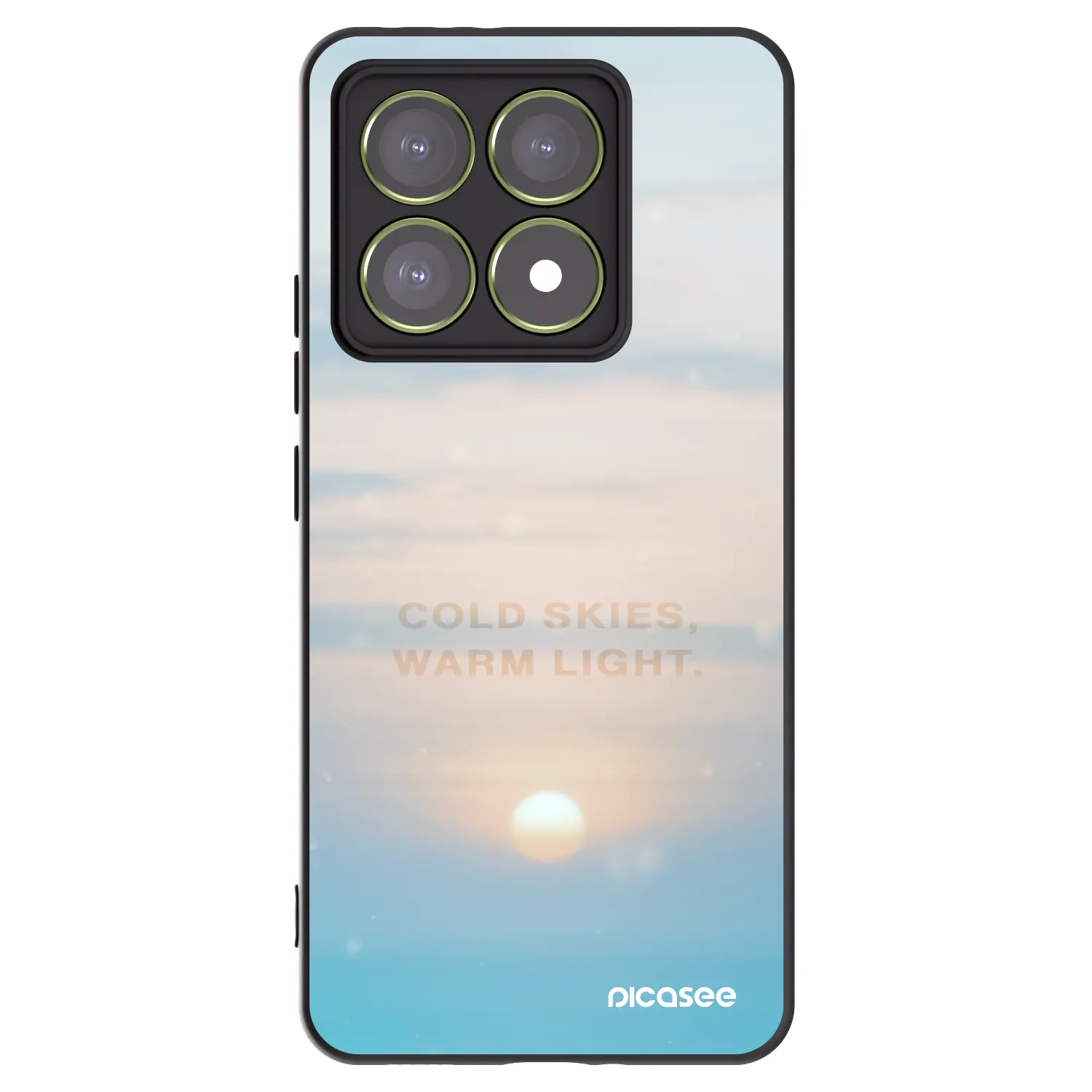 Picasee husă neagră din silicon pentru Xiaomi 14T - COLD SKIES