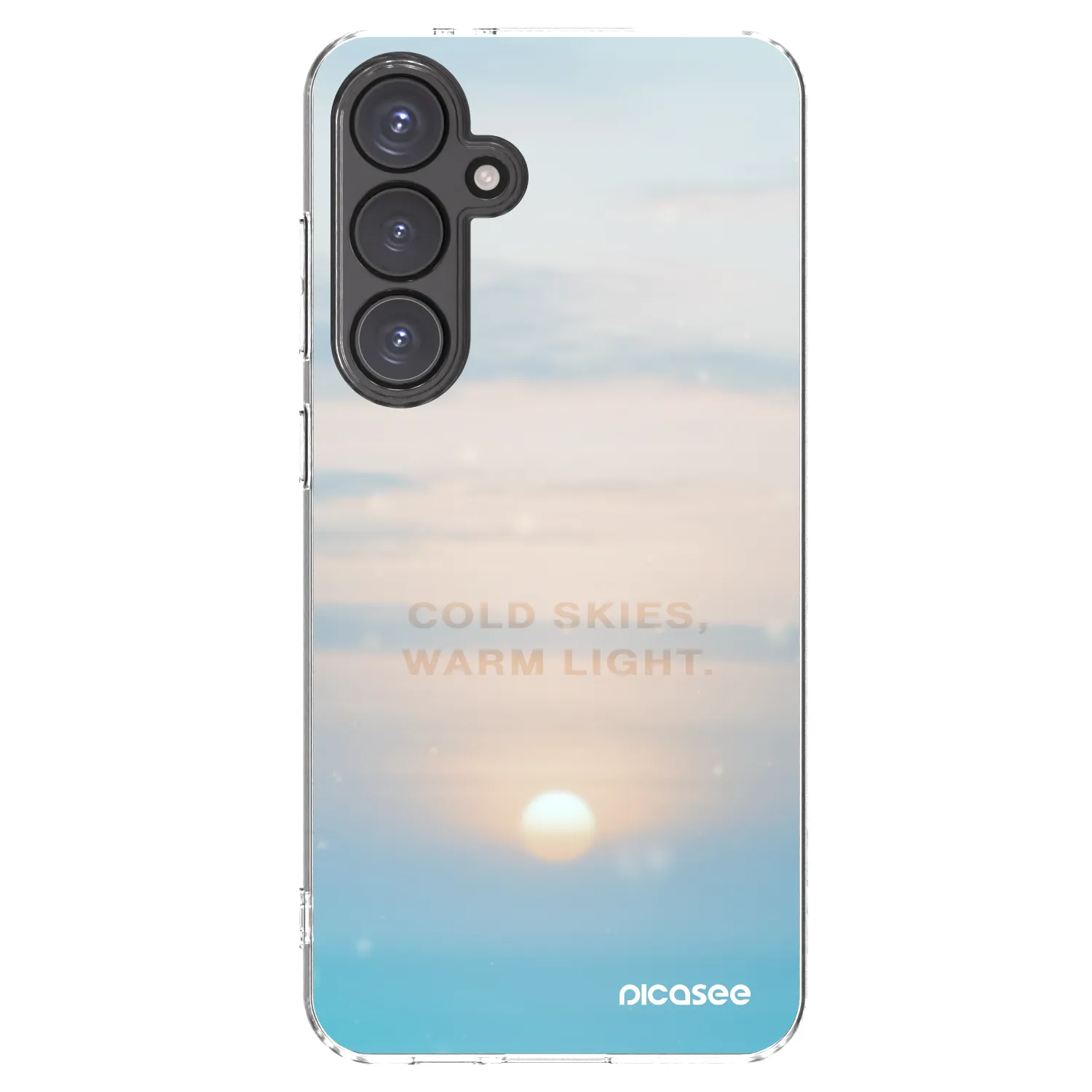 Picasee husă transparentă din silicon pentru Samsung Galaxy S24 FE S721B - COLD SKIES