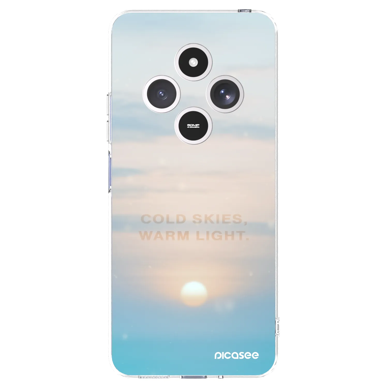 Picasee husă transparentă din silicon pentru Xiaomi Redmi 14C - COLD SKIES