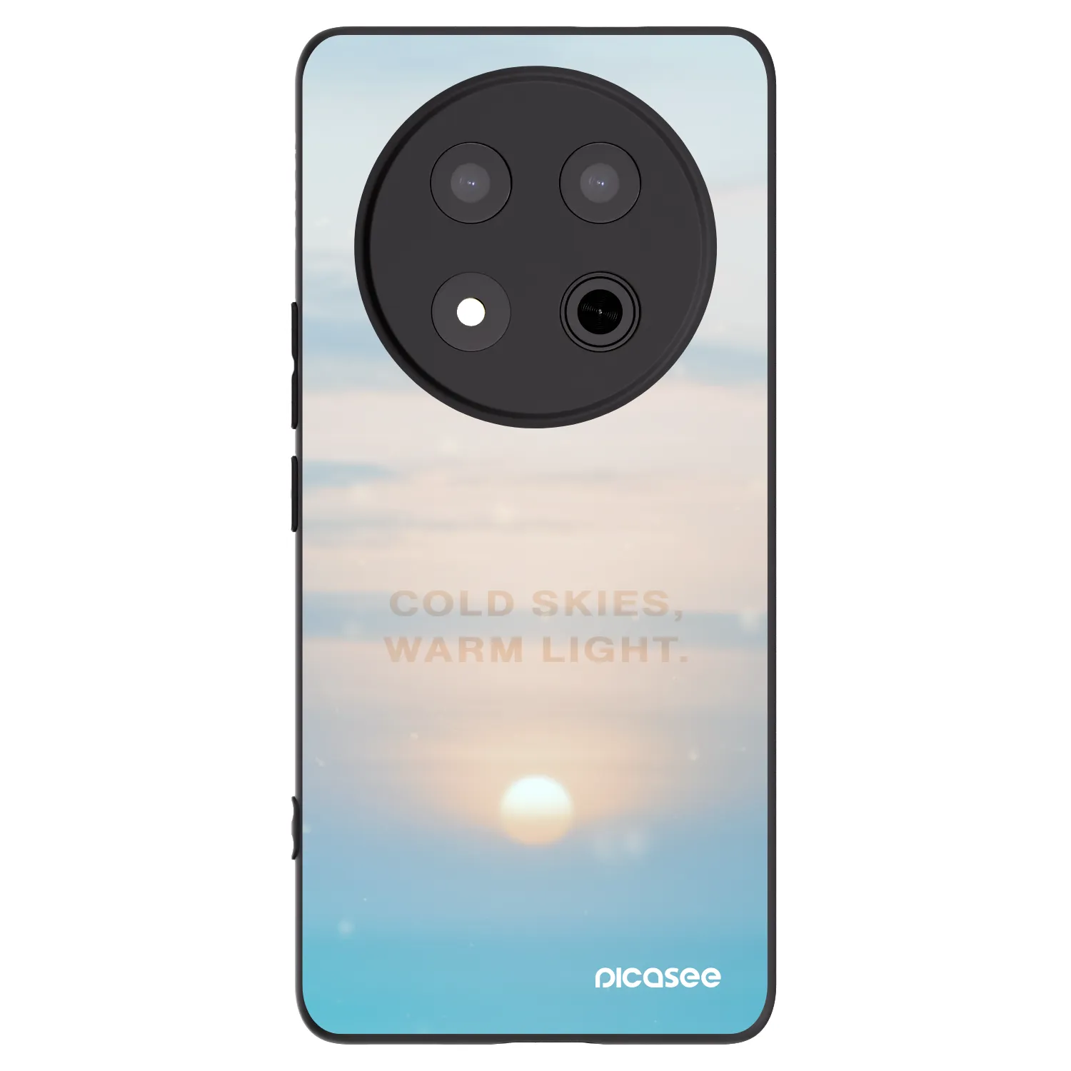 Picasee husă neagră din silicon pentru Honor Magic7 Lite 5G - COLD SKIES