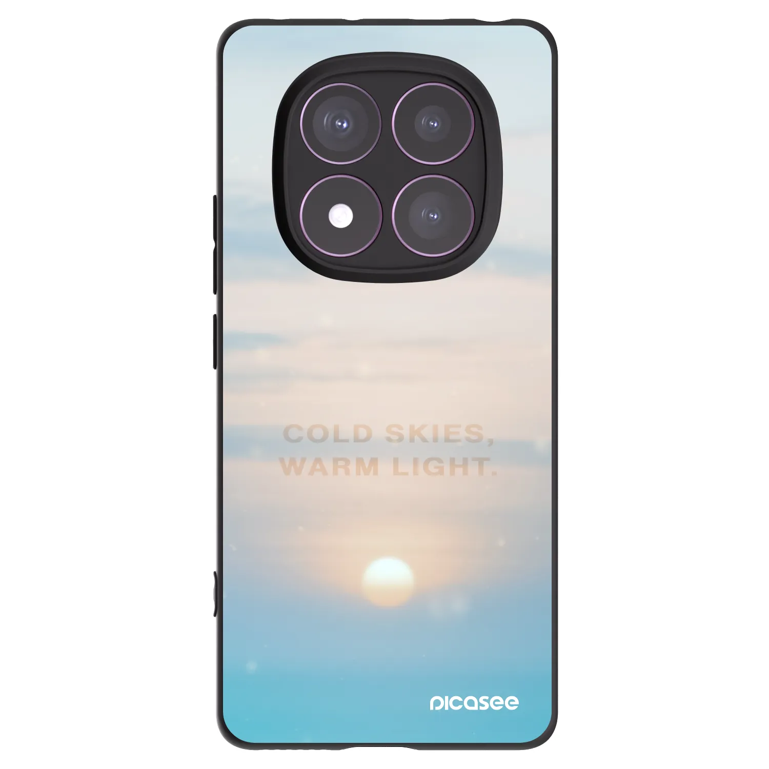 Picasee husă neagră din silicon pentru Xiaomi Redmi Note 14 Pro 4G - COLD SKIES