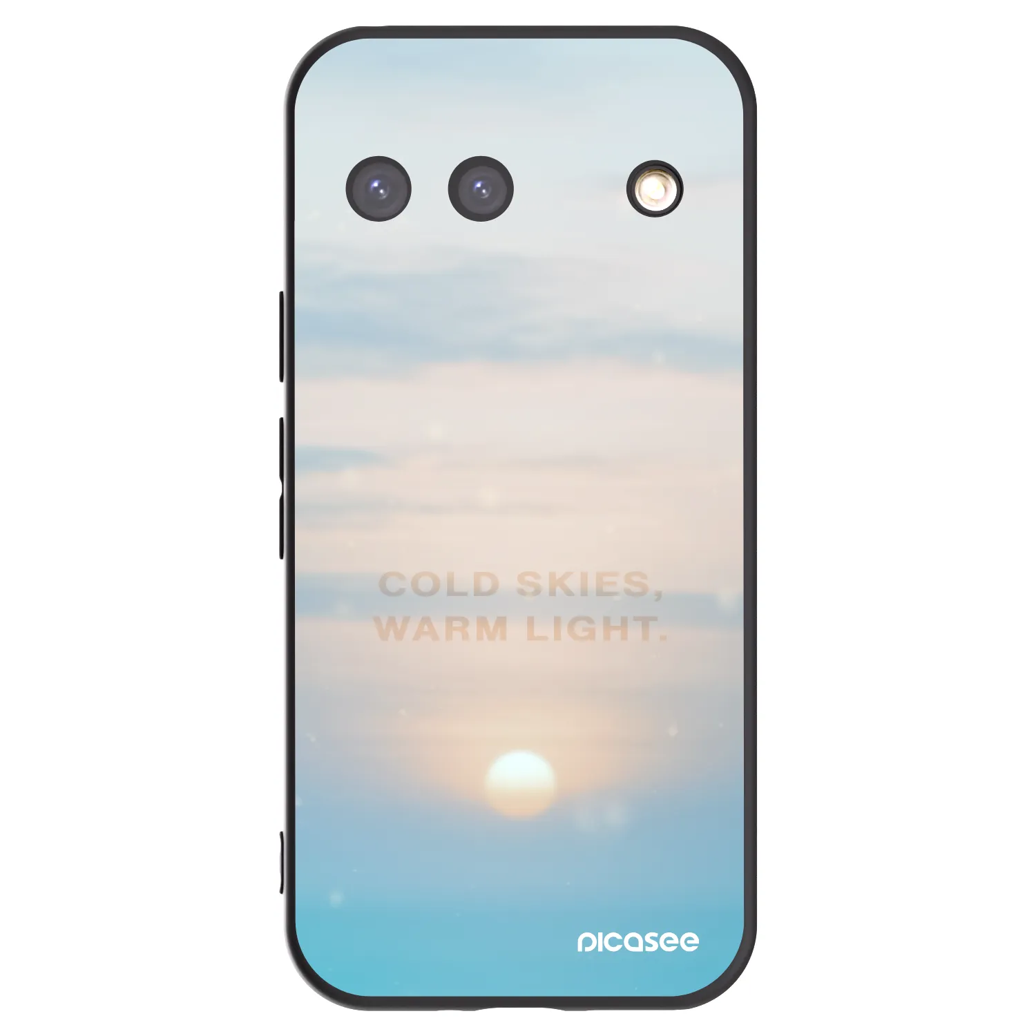 Picasee husă neagră din silicon pentru Google Pixel 9 - COLD SKIES