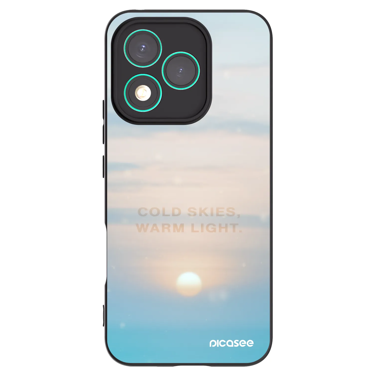Picasee husă neagră din silicon pentru Honor 400 Lite 5G - COLD SKIES