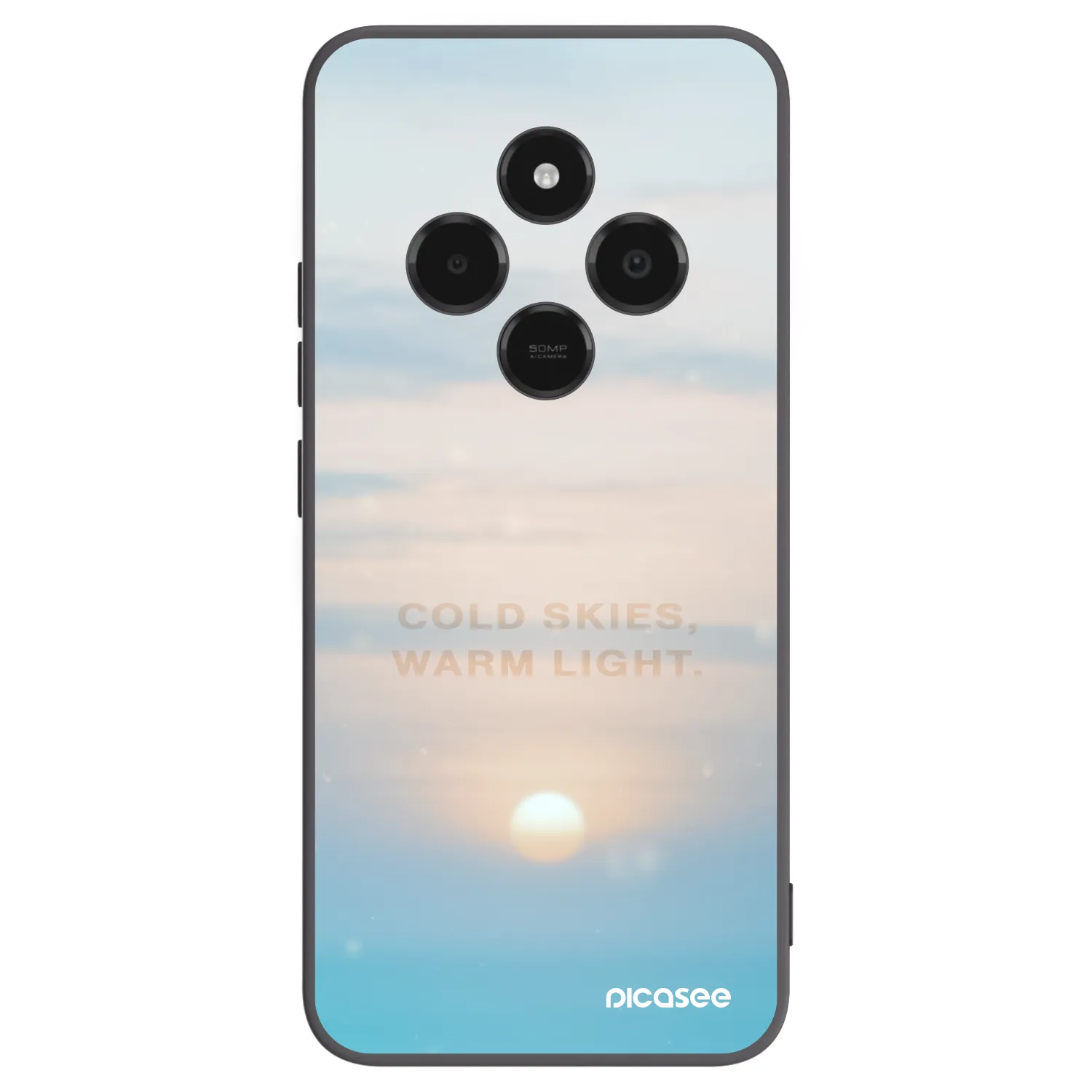 Picasee husă neagră din silicon pentru Xiaomi Poco C75 - COLD SKIES