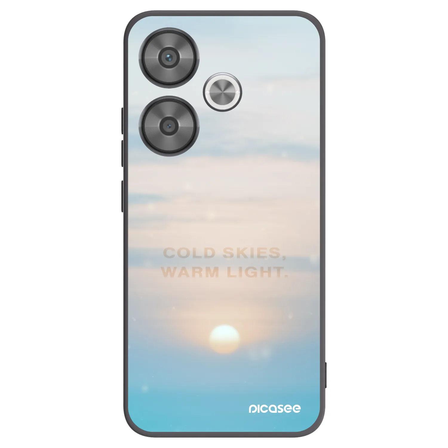 Picasee husă neagră din silicon pentru Xiaomi Poco F6 - COLD SKIES