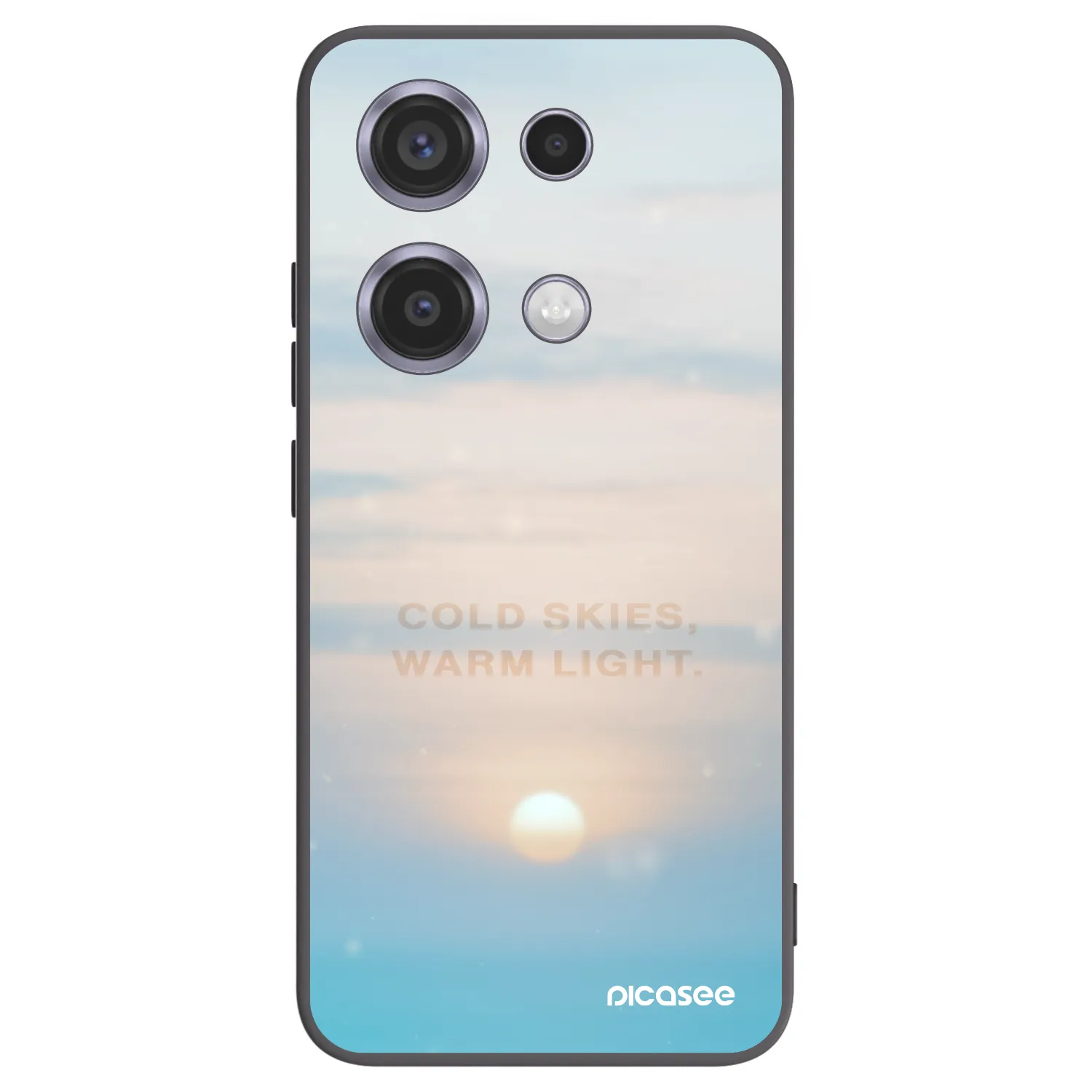 Picasee husă neagră din silicon pentru Xiaomi Redmi Note 14S - COLD SKIES