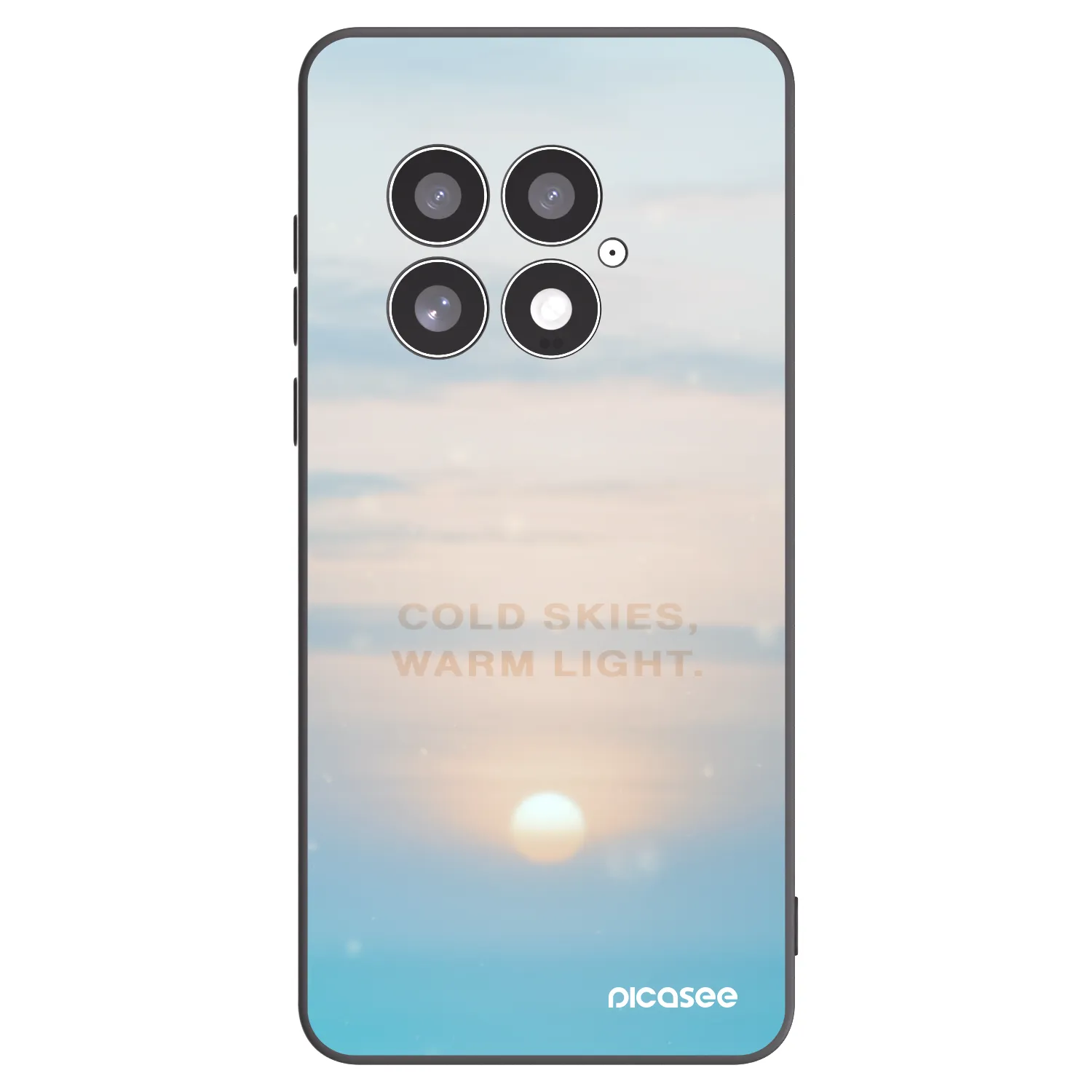 Picasee husă neagră din silicon pentru OnePlus 13 5G - COLD SKIES