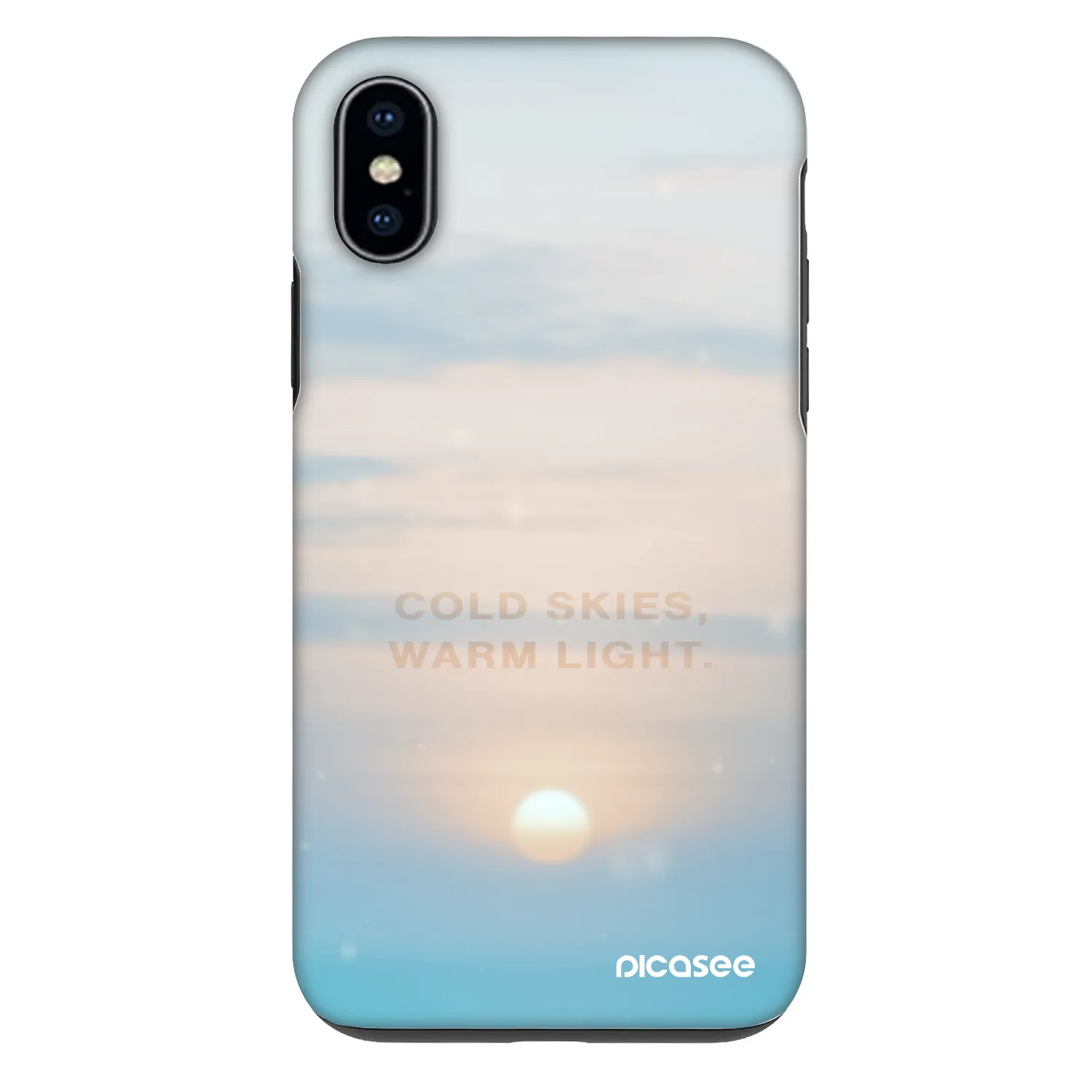 Picasee Fashion Case pentru Apple iPhone X/XS - COLD SKIES
