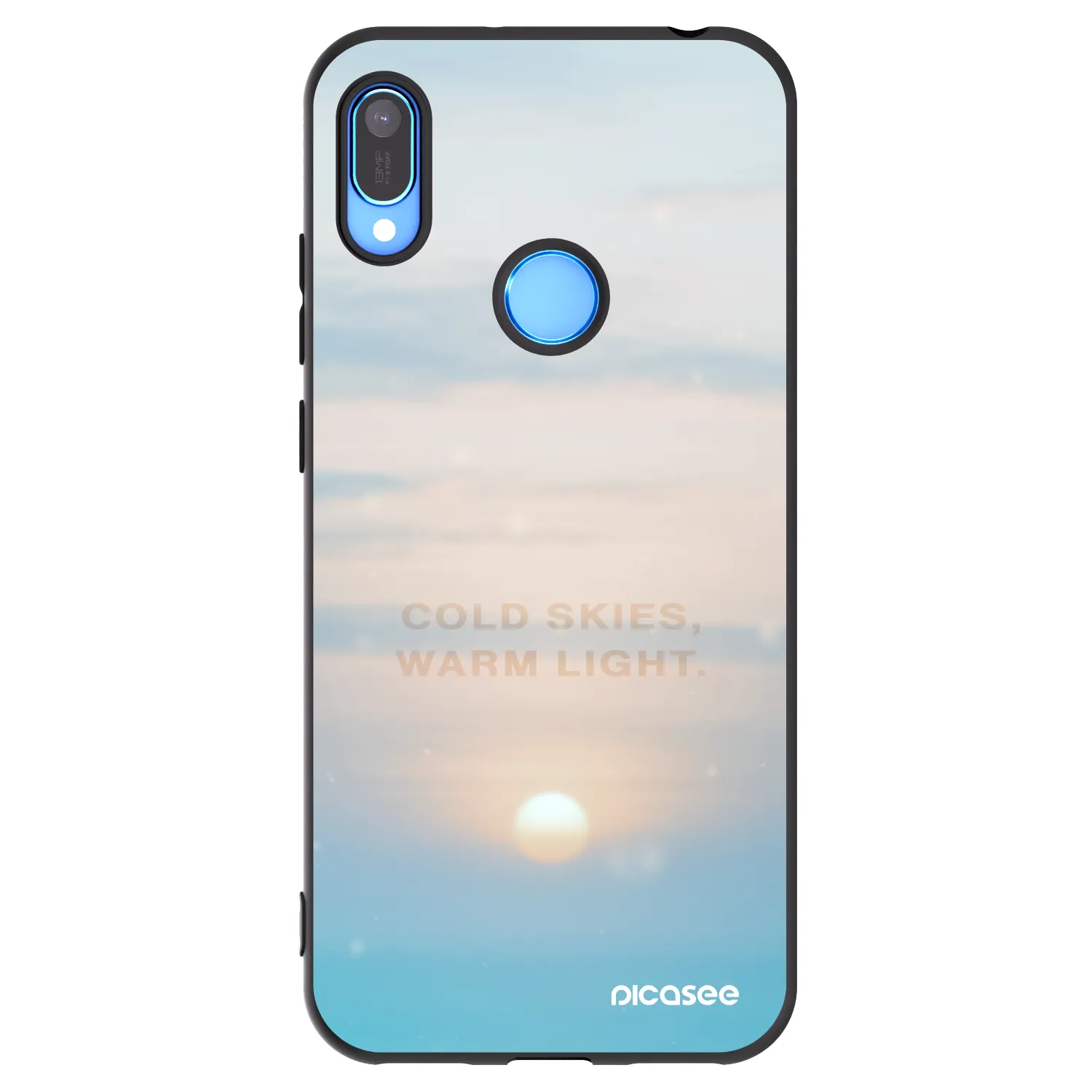 Picasee husă neagră din silicon pentru Huawei Y6 2019 - COLD SKIES
