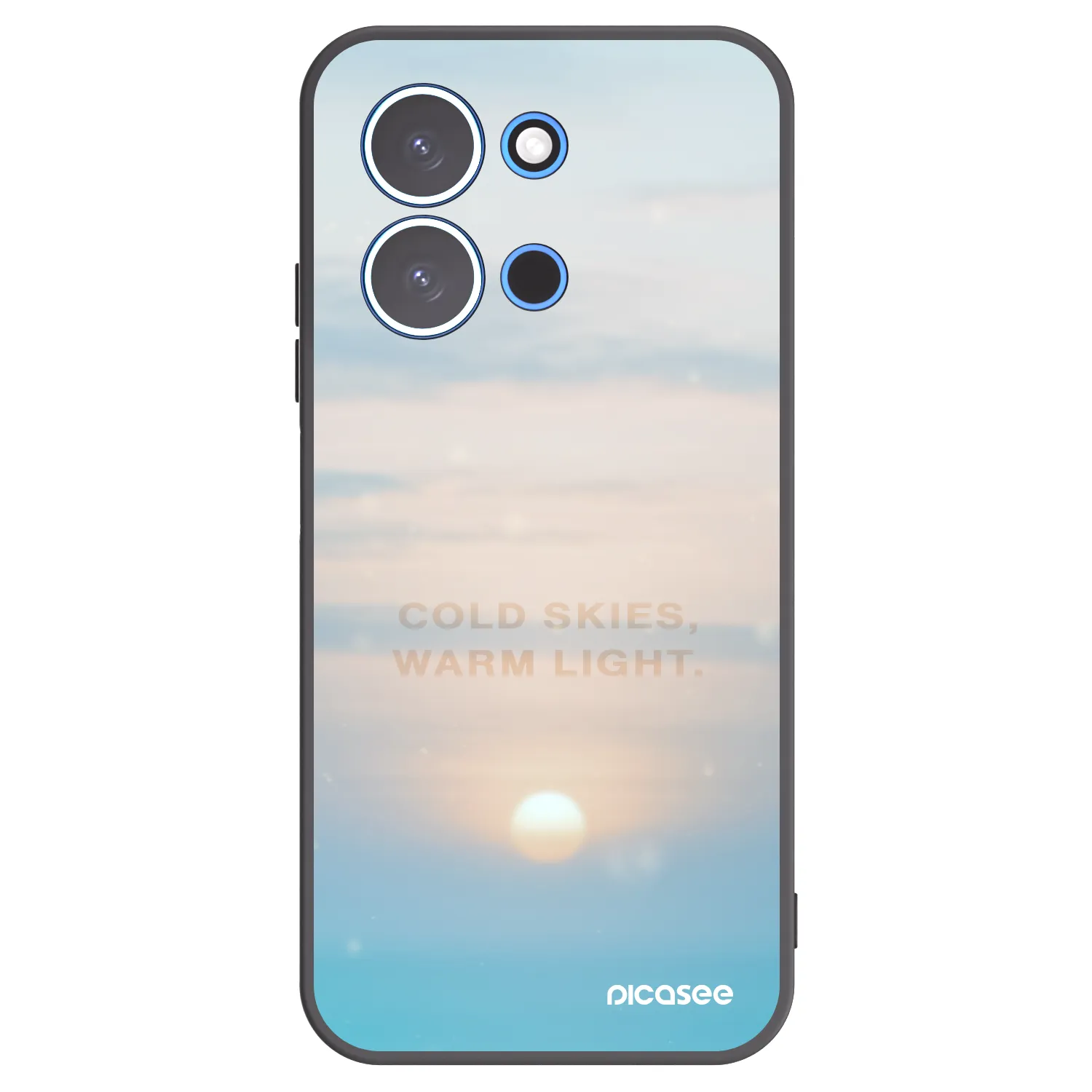 Picasee husă neagră din silicon pentru Xiaomi Redmi 15C 4G - COLD SKIES