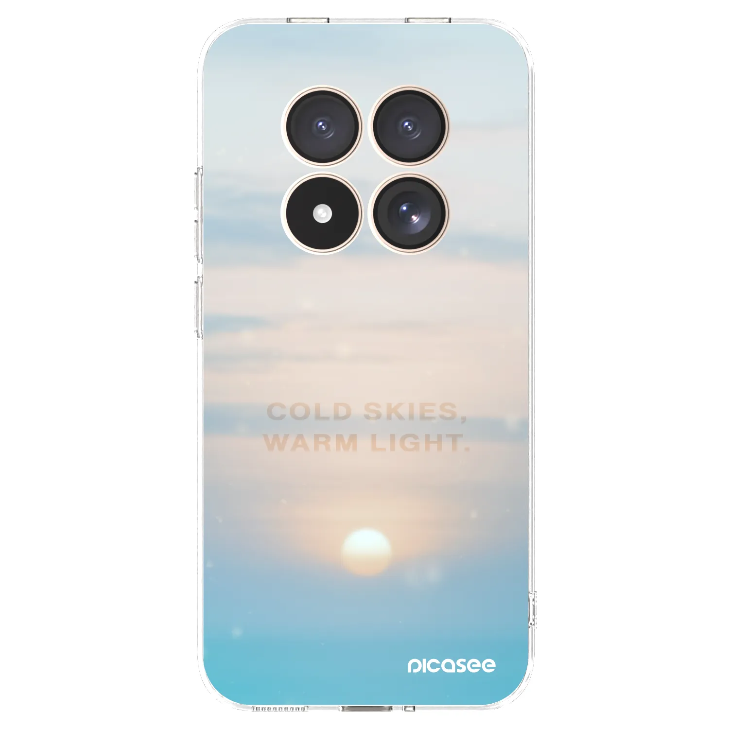 Picasee husă transparentă din silicon pentru Xiaomi Redmi Note 15 Pro 4G - COLD SKIES