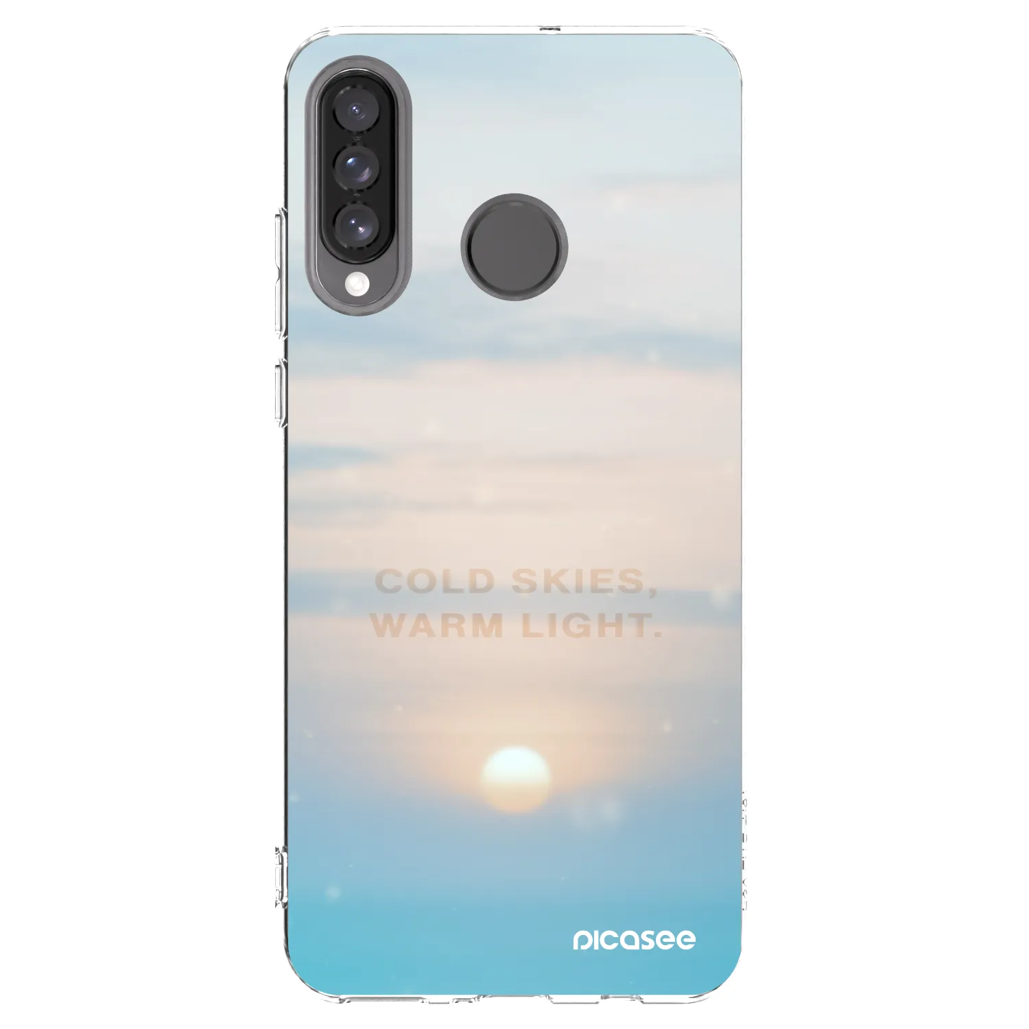 Picasee husă transparentă din silicon pentru Huawei P30 Lite - COLD SKIES