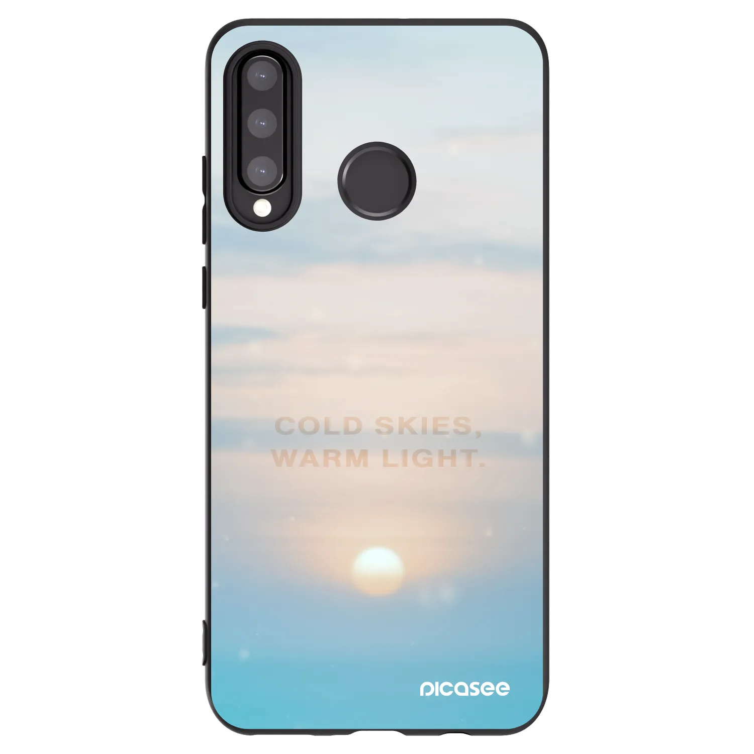 Picasee husă neagră din silicon pentru Huawei P30 Lite - COLD SKIES