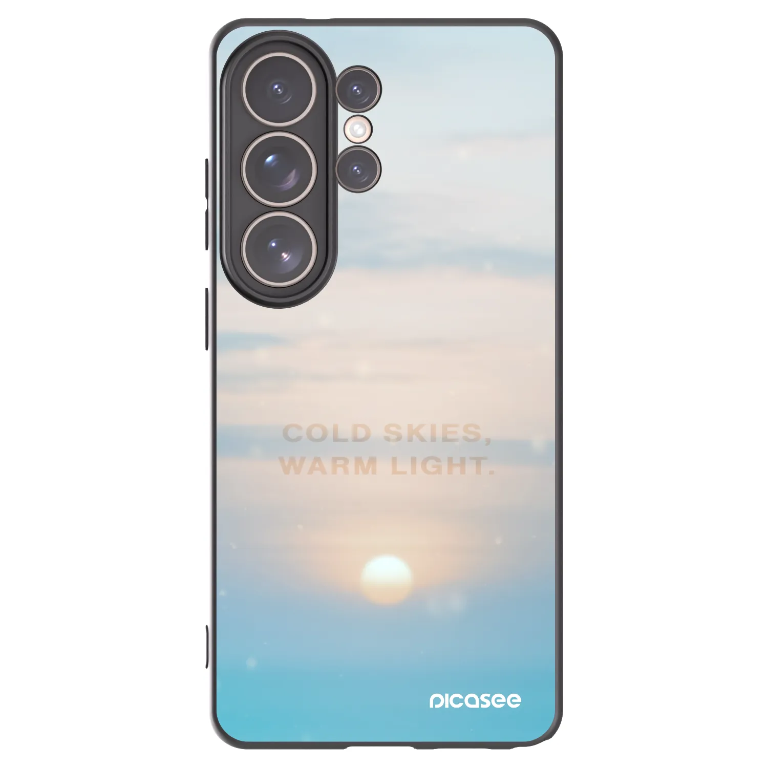 Picasee husă neagră din silicon pentru Samsung Galaxy S26 Ultra - COLD SKIES