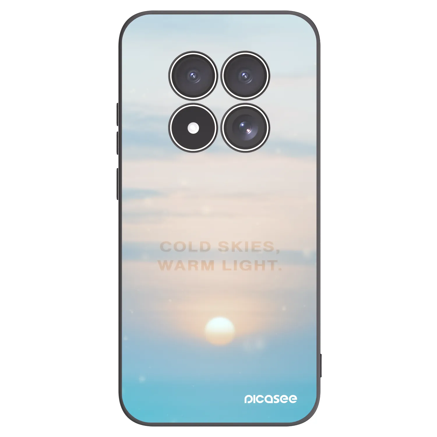 Picasee husă neagră din silicon pentru Xiaomi Redmi Note 15 Pro 5G - COLD SKIES