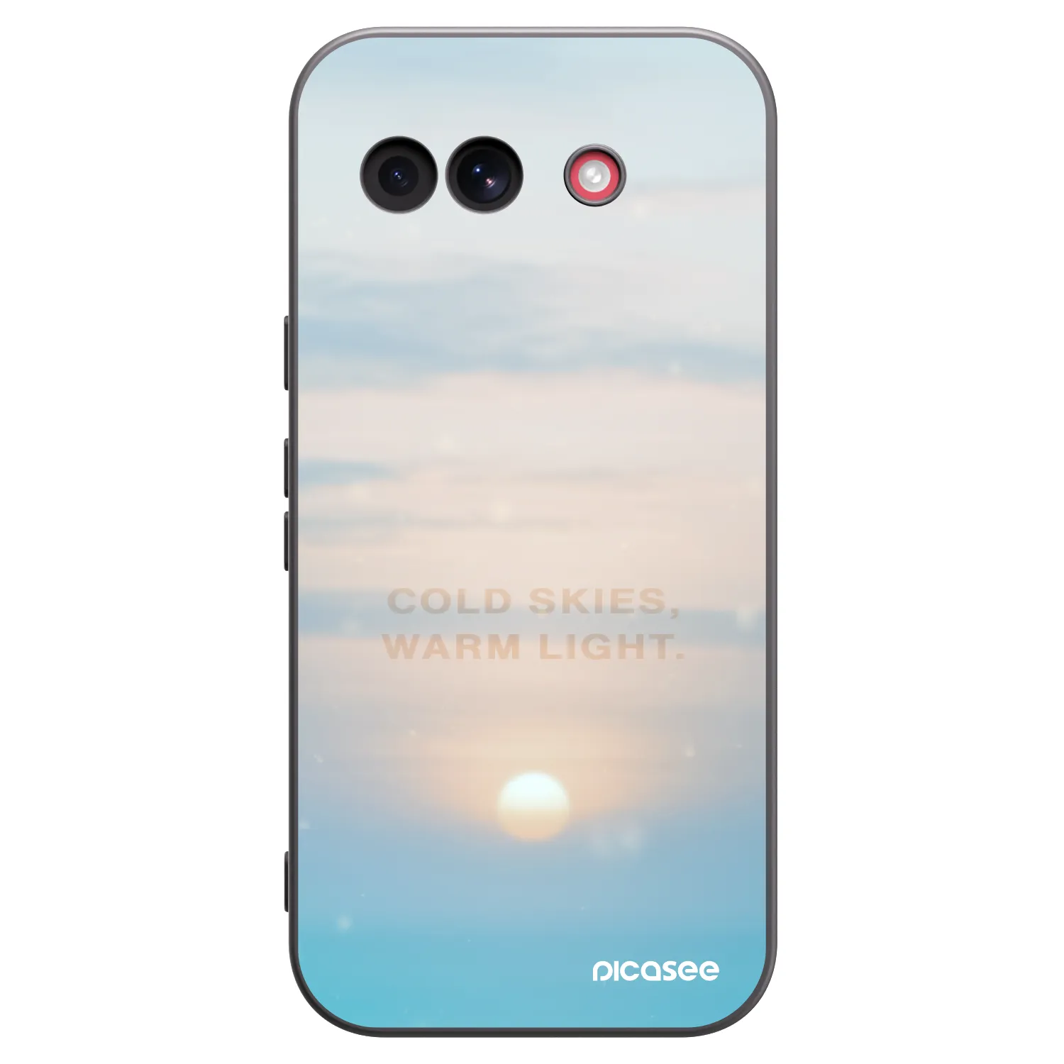 Picasee husă neagră din silicon pentru Google Pixel 10a - COLD SKIES