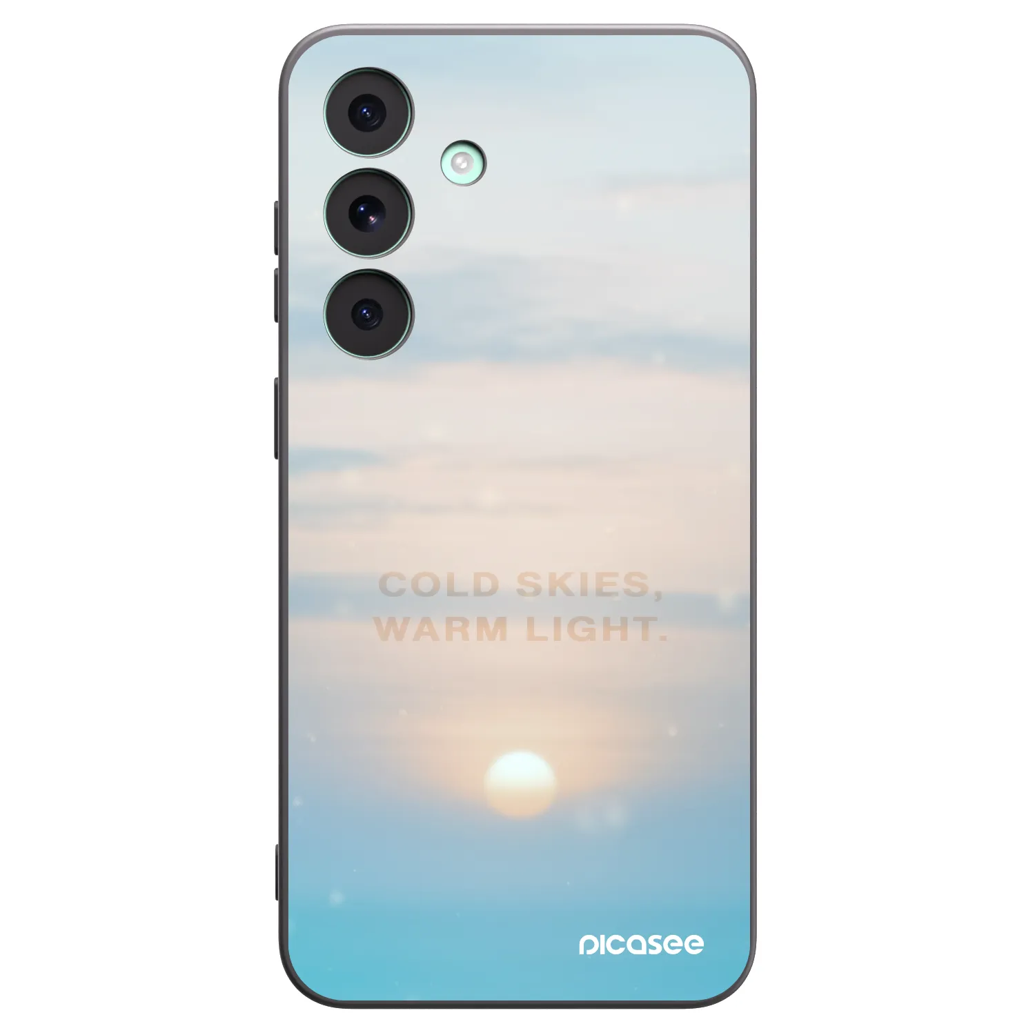 Picasee husă neagră din silicon pentru Samsung Galaxy S26 FE - COLD SKIES
