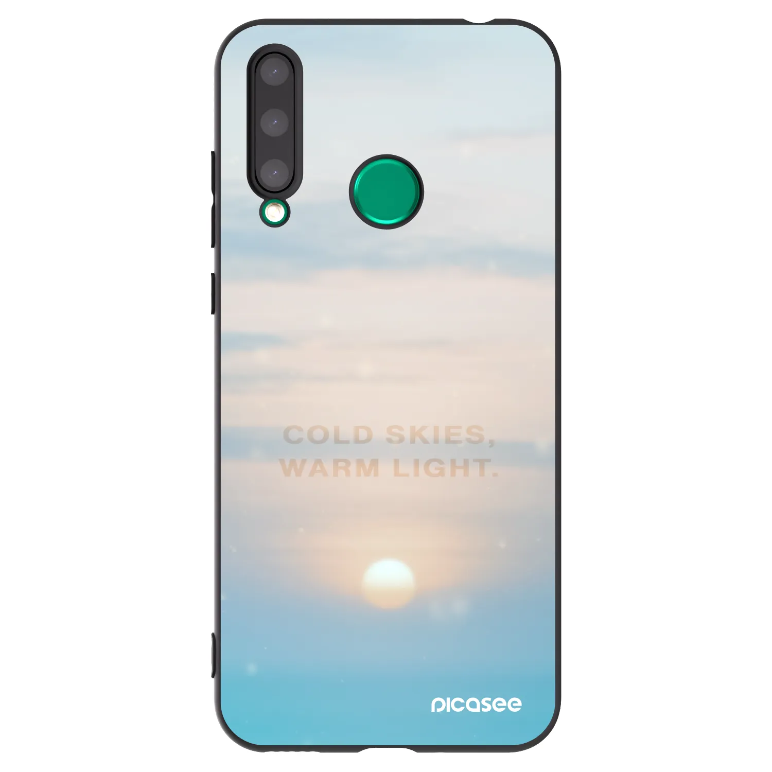 Picasee husă neagră din silicon pentru Honor 20 Lite - COLD SKIES