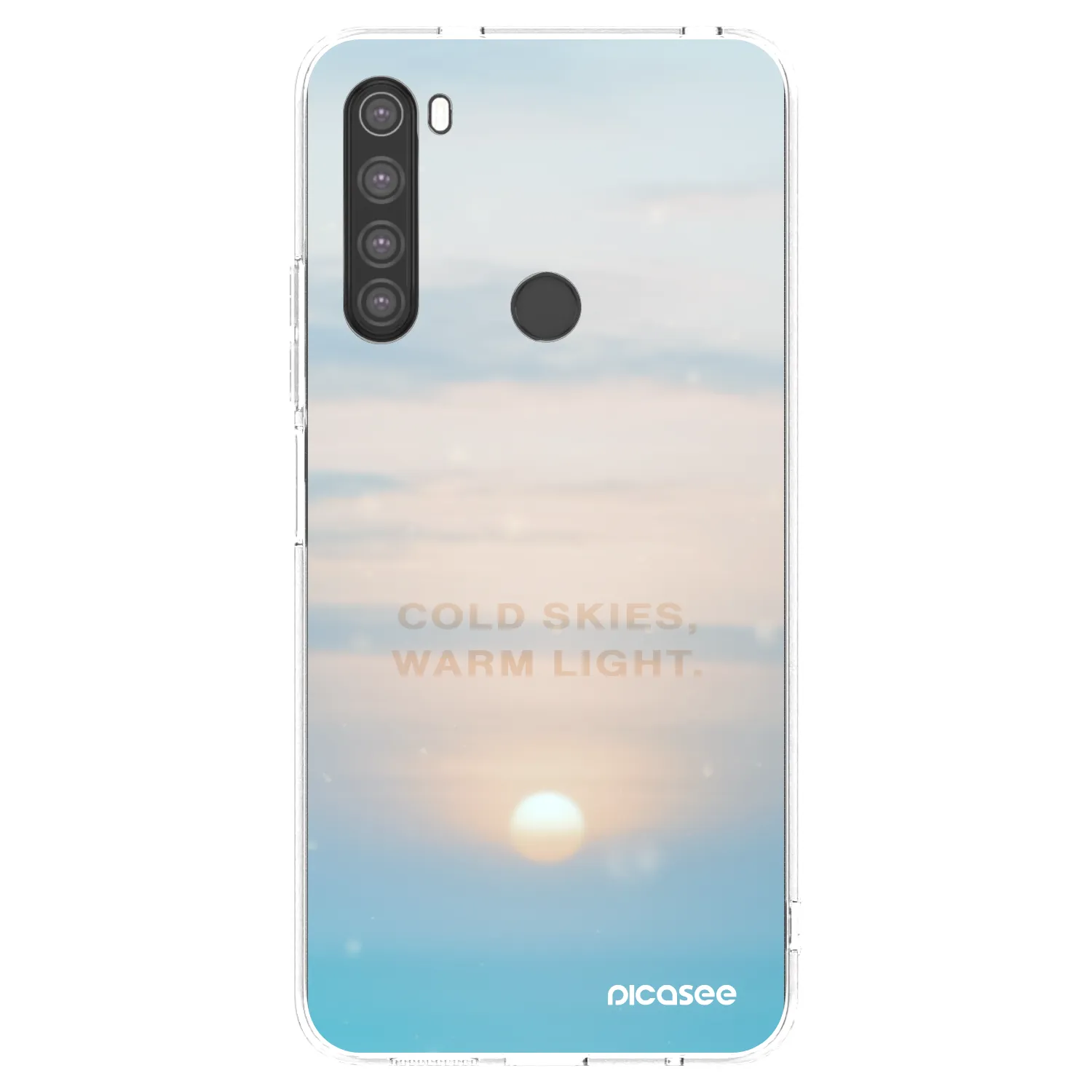 Picasee husă transparentă din silicon pentru Xiaomi Redmi Note 8 - COLD SKIES
