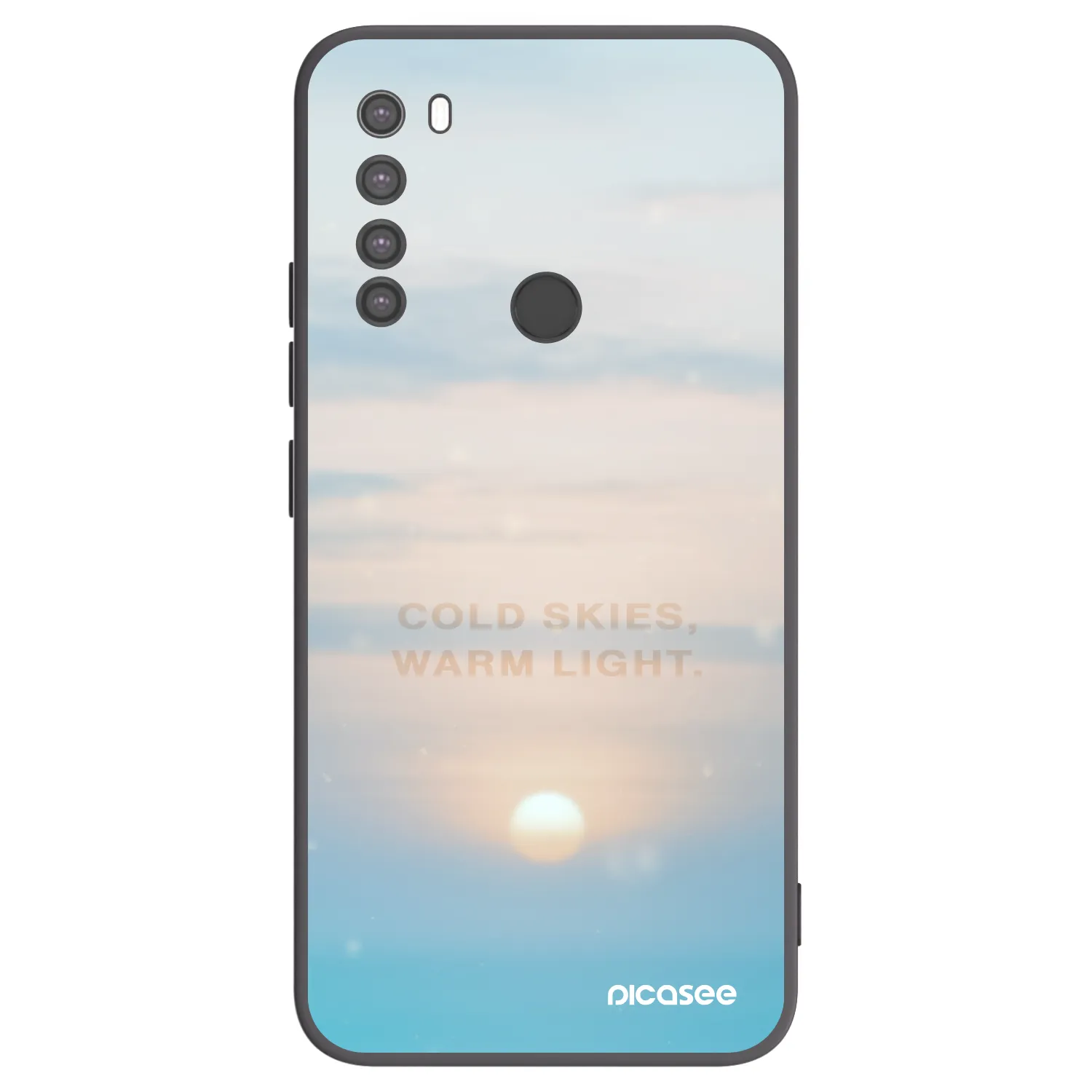 Picasee husă neagră din silicon pentru Xiaomi Redmi Note 8 - COLD SKIES