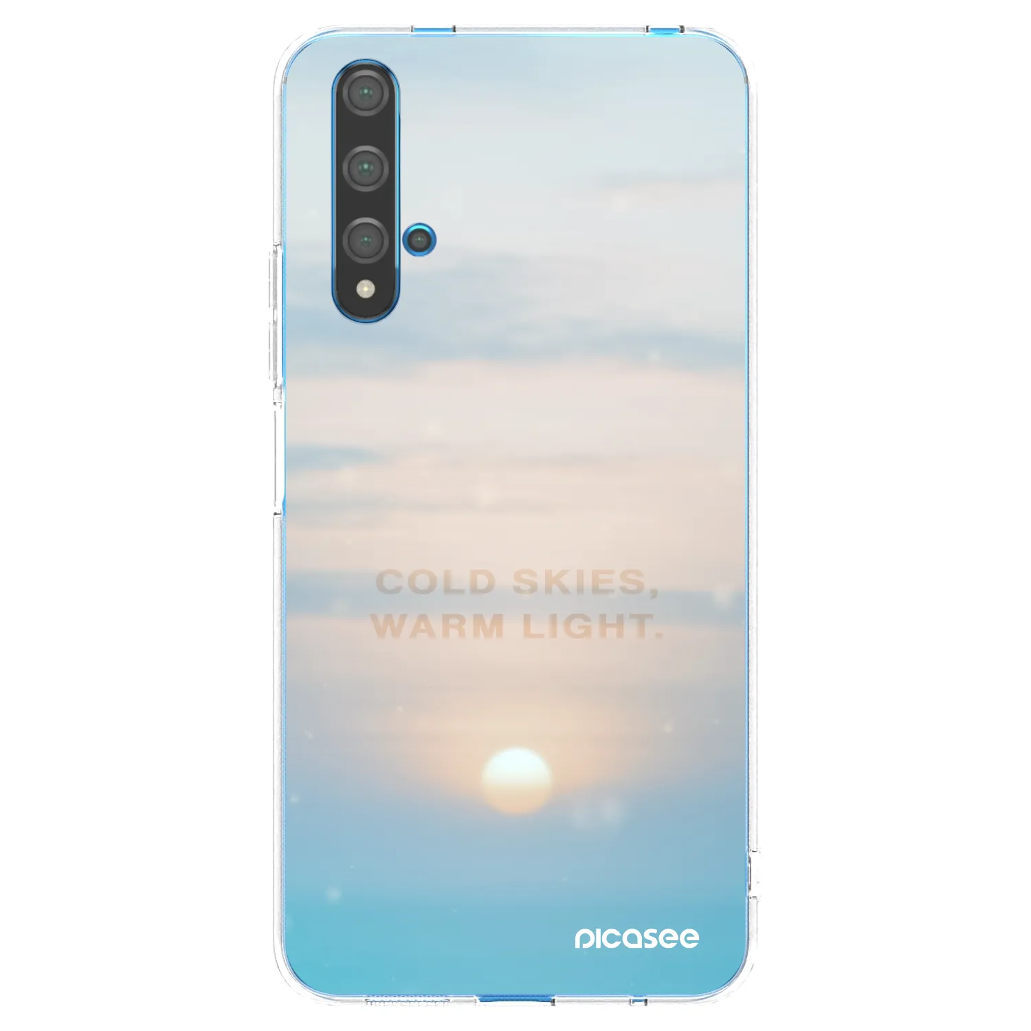 Picasee husă transparentă din silicon pentru Huawei Nova 5T - COLD SKIES