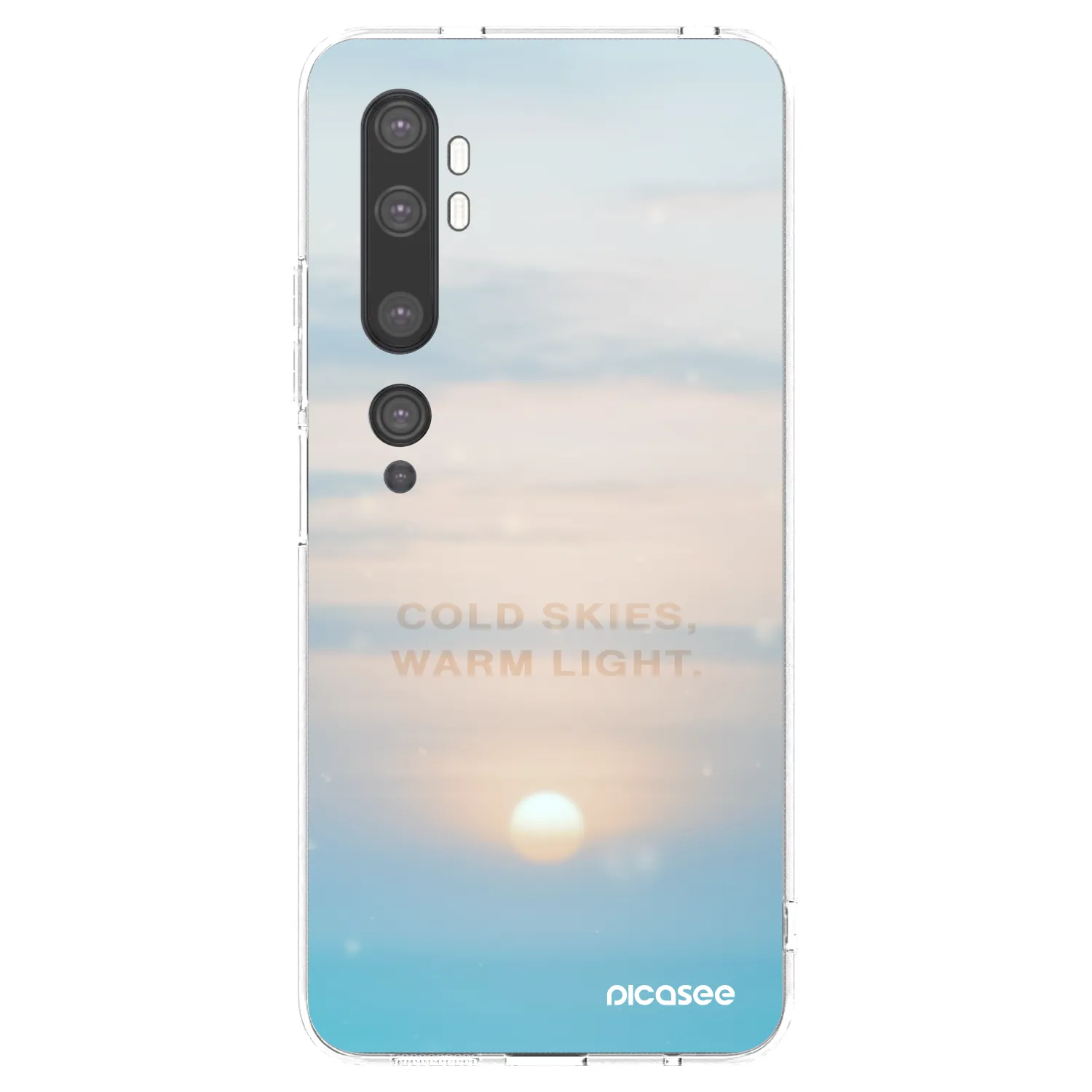 Picasee husă transparentă din silicon pentru Xiaomi Mi Note 10 (Pro) - COLD SKIES