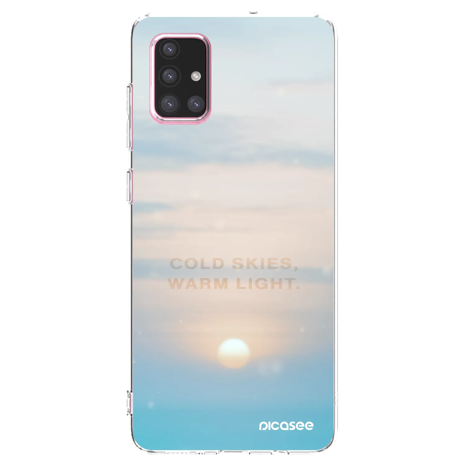 Picasee husă transparentă din silicon pentru Samsung Galaxy A71 A715F - COLD SKIES