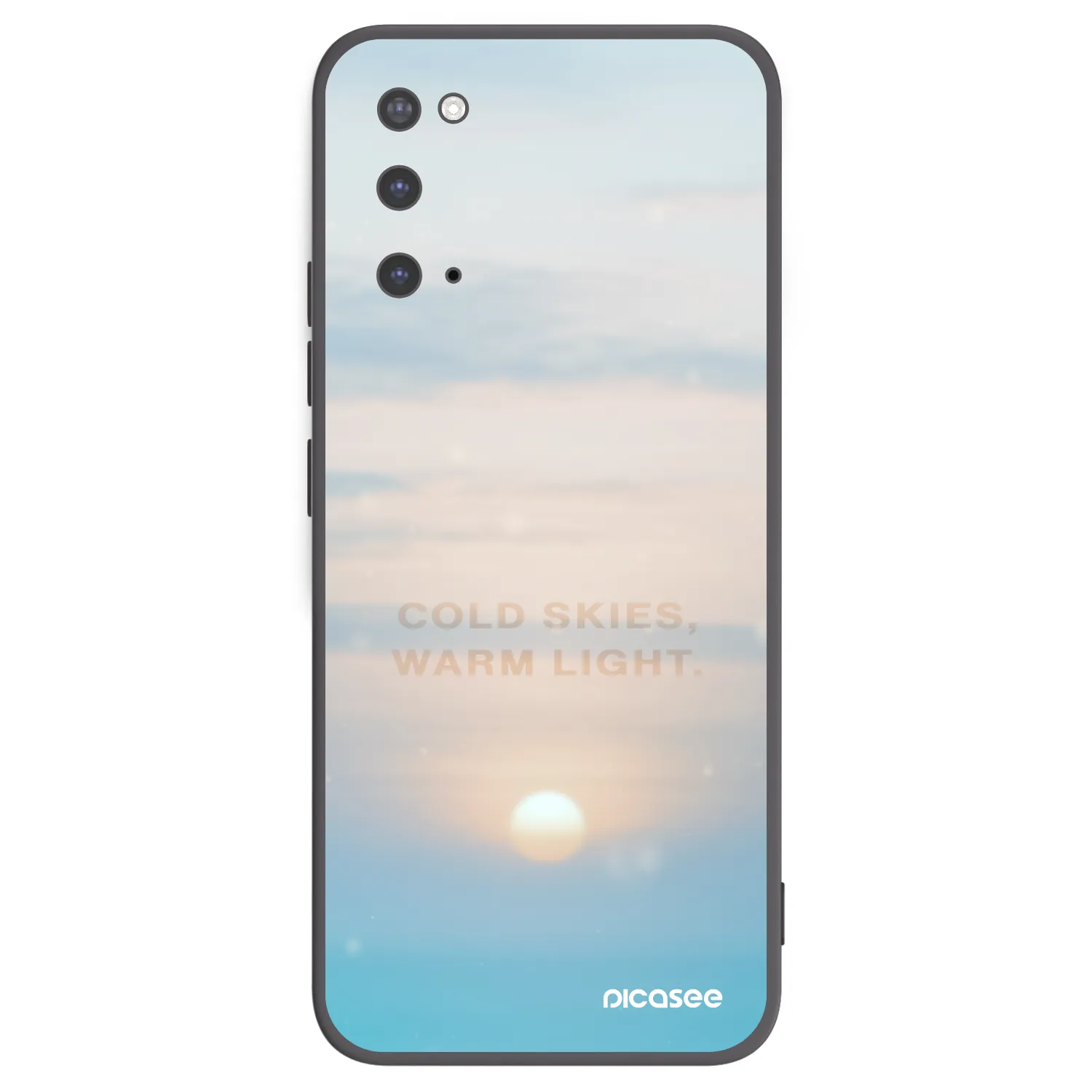 Picasee husă neagră din silicon pentru Samsung Galaxy S20 G980F - COLD SKIES