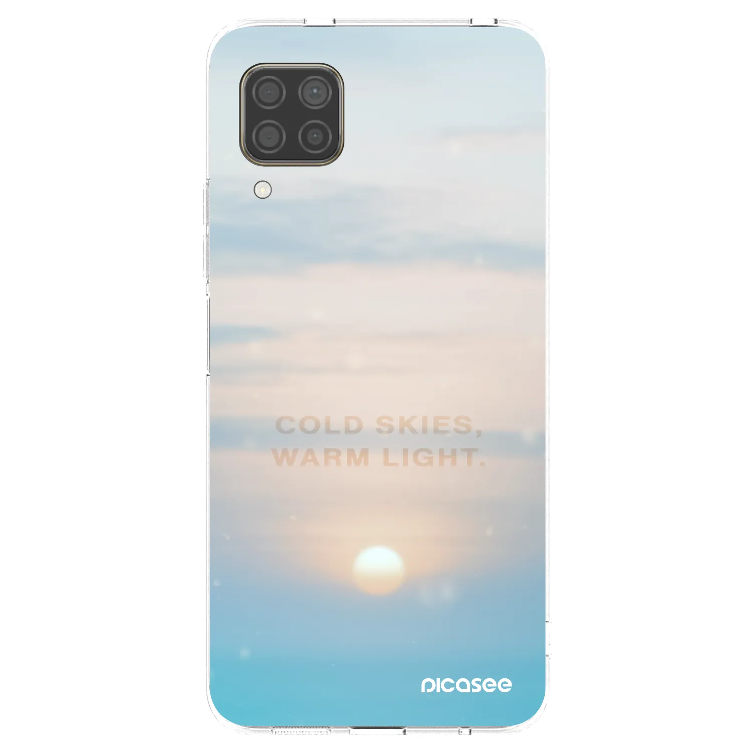 Picasee husă transparentă din silicon pentru Huawei P40 Lite - COLD SKIES