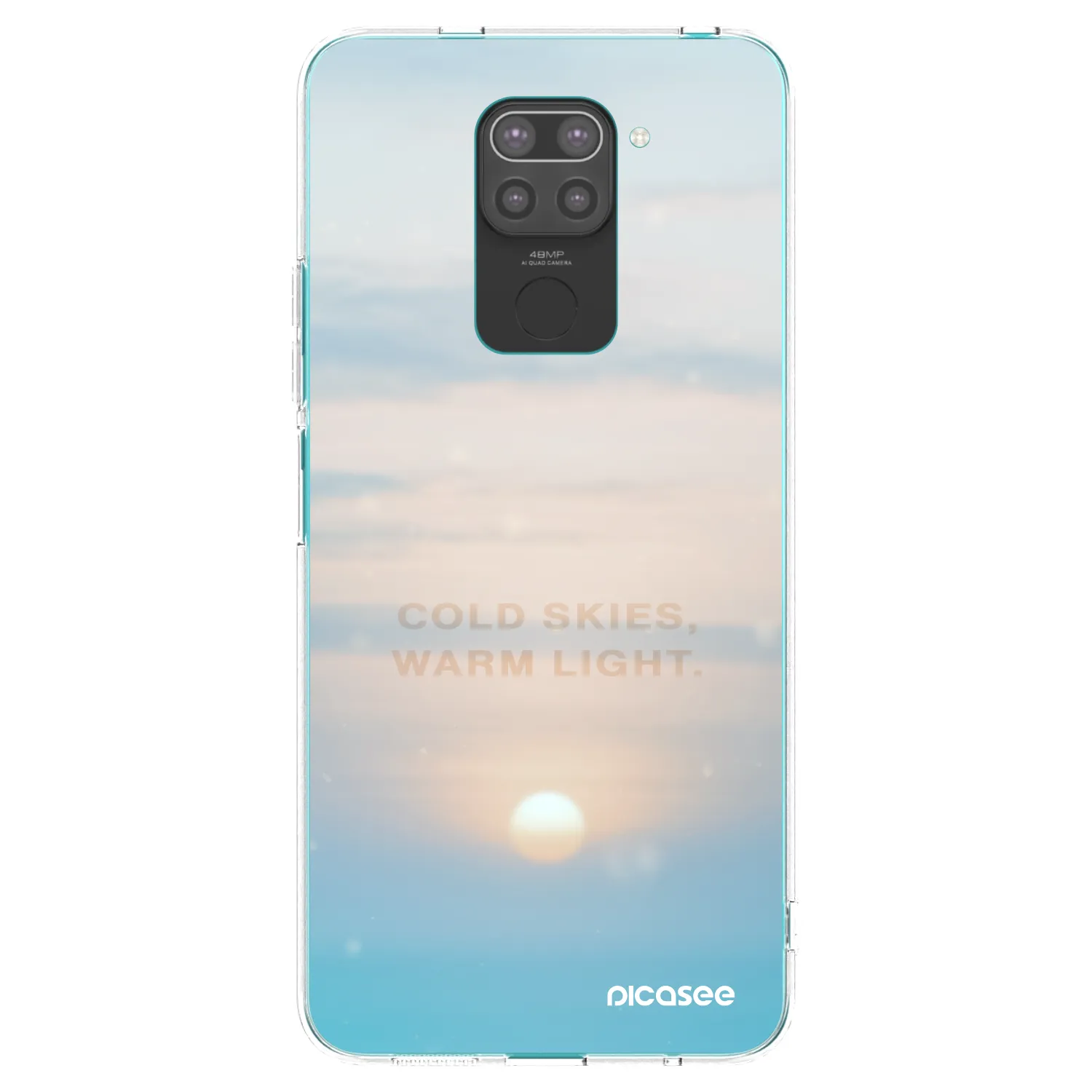 Picasee husă neagră din silicon pentru Xiaomi Redmi Note 9 - COLD SKIES